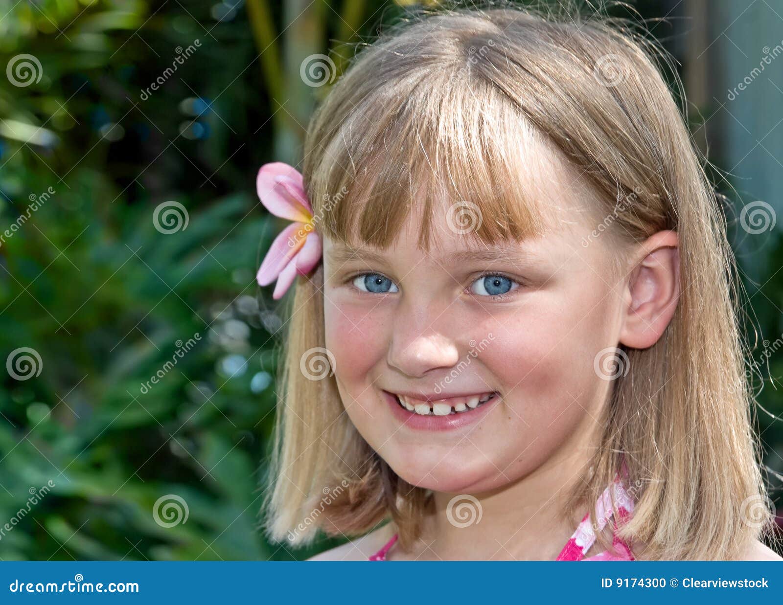 Tropical girl stock photo. Image of young, vacation, smiling - 9174300