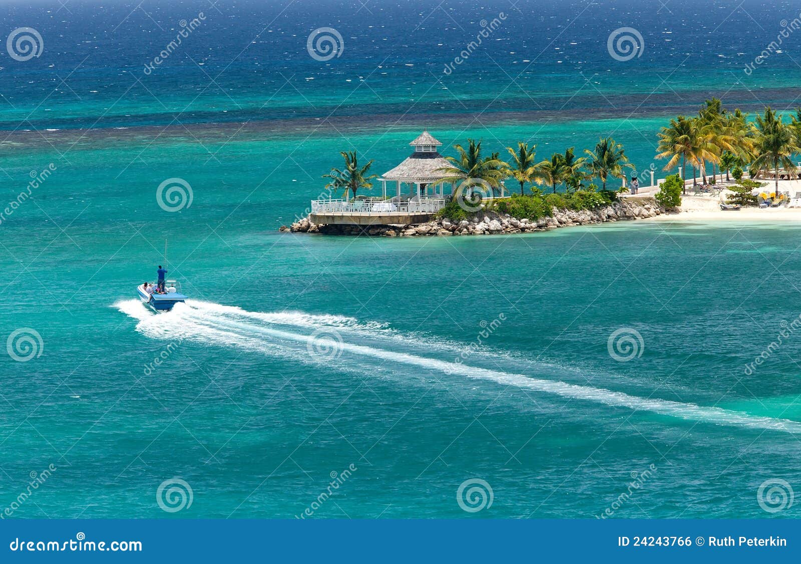 tropical island of ocho rios, jamaica