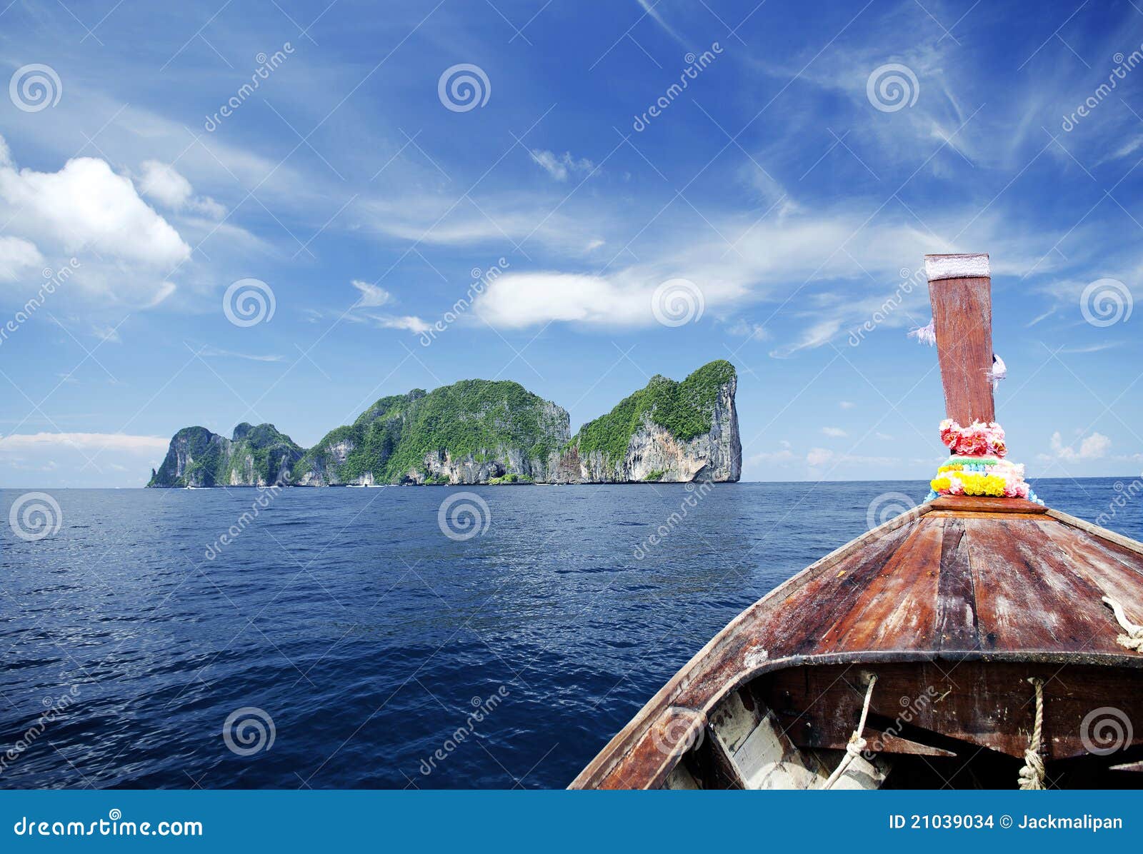 Tropical Island View from Boat Stock Photo - Image of view, islands