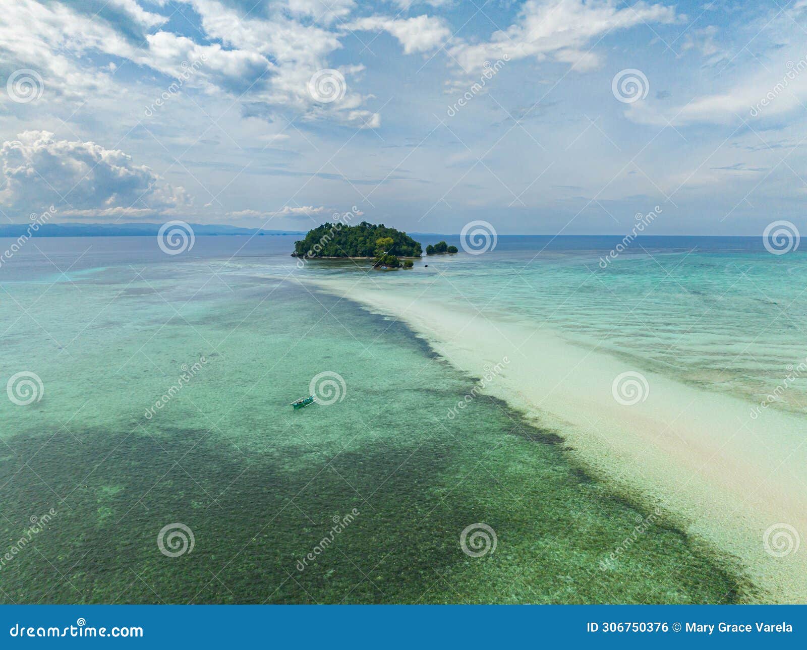 tropical islands in barobo, surigao del sur. philippines.