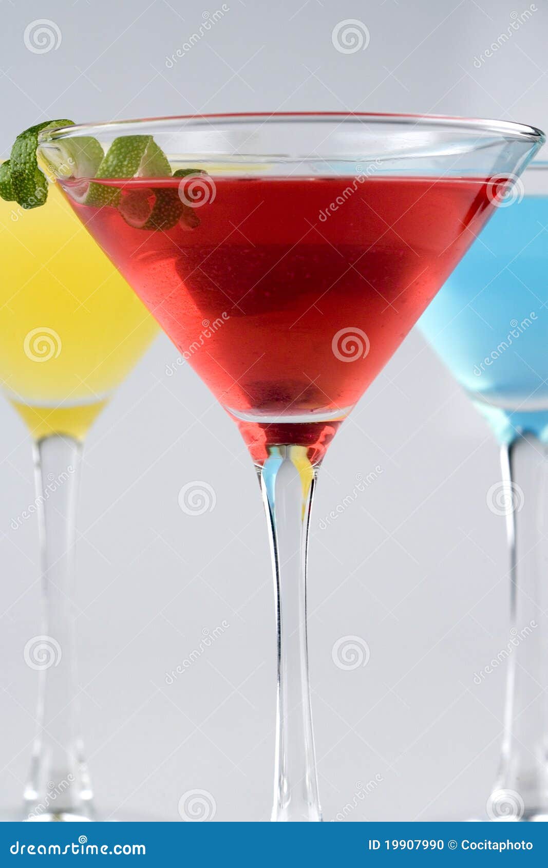 Tropical Martini Style Drinks with Fruit & Garnish Stock Photo Image of party, cheers 19907990