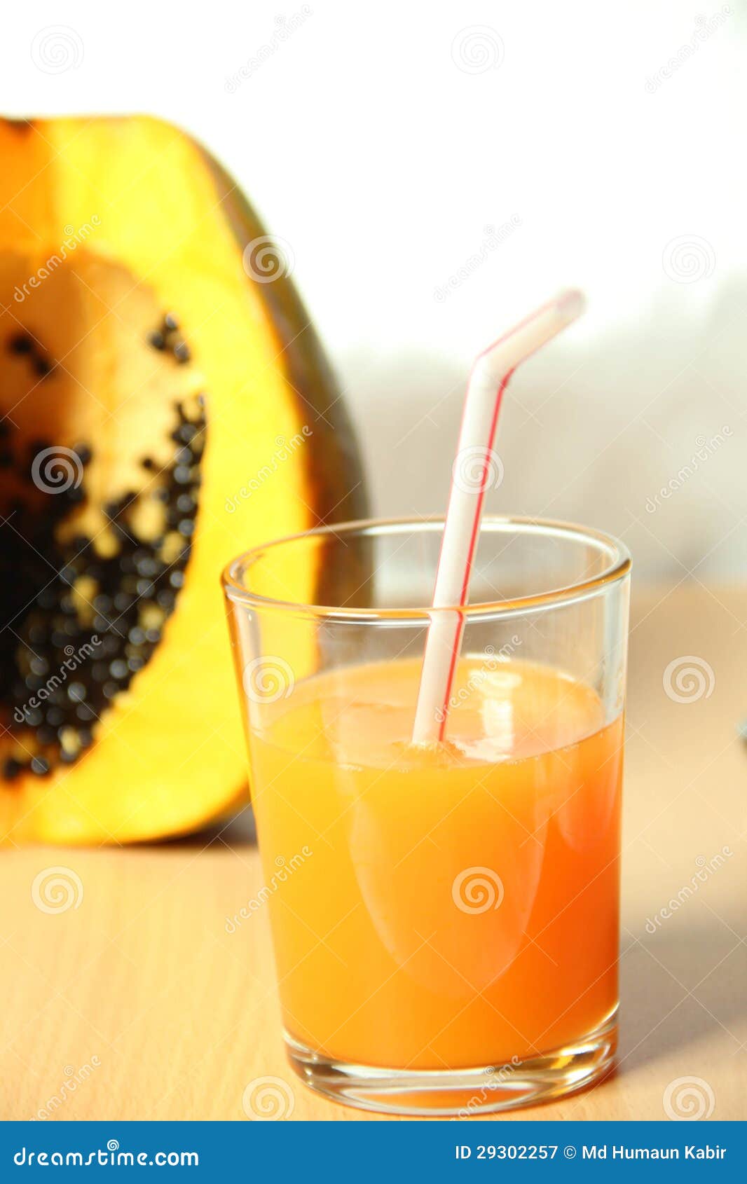 Tropical Organic Papaya Juice Stock Image Image of drink, lifestyle