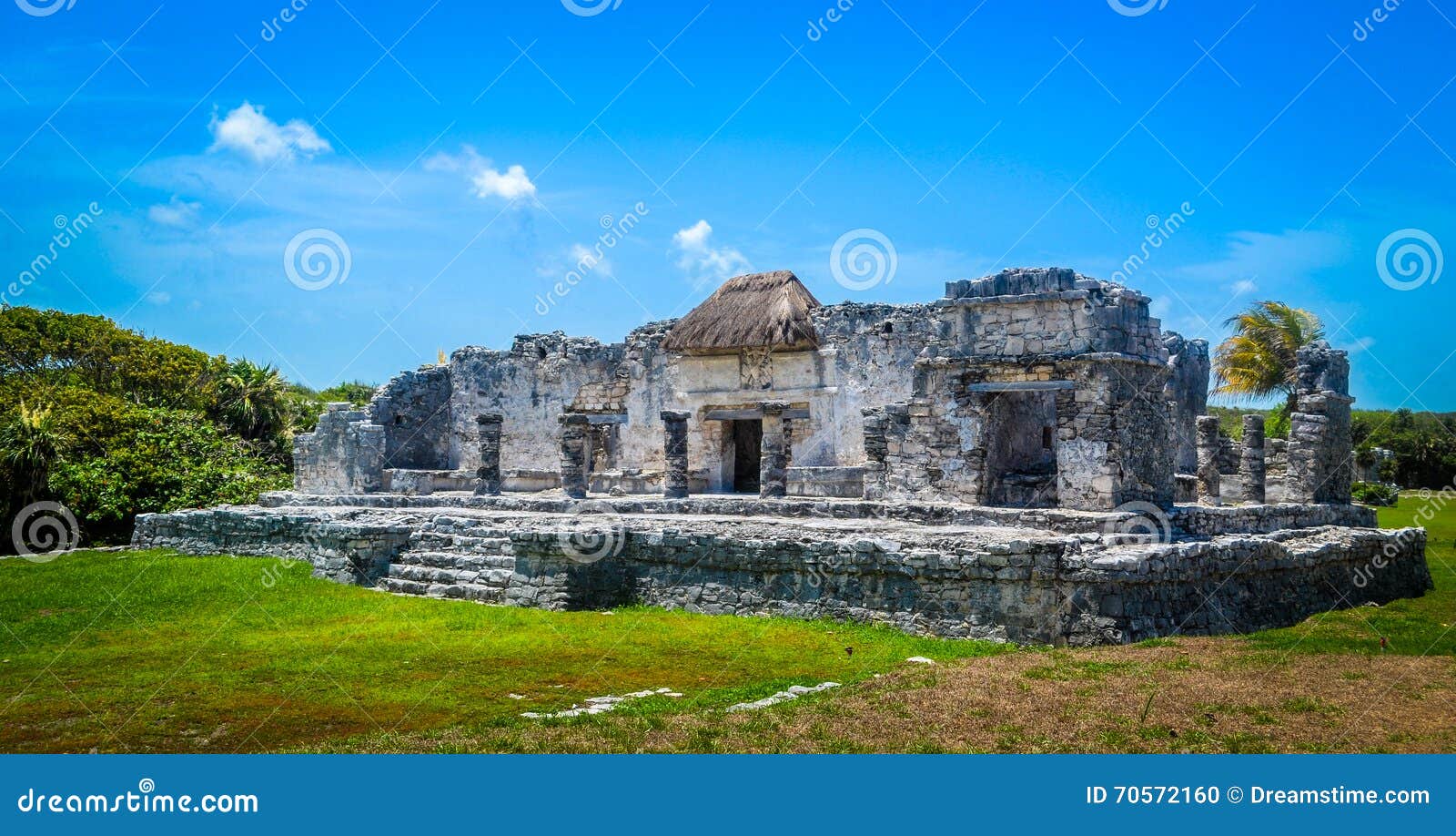 tropical ruins of mayas