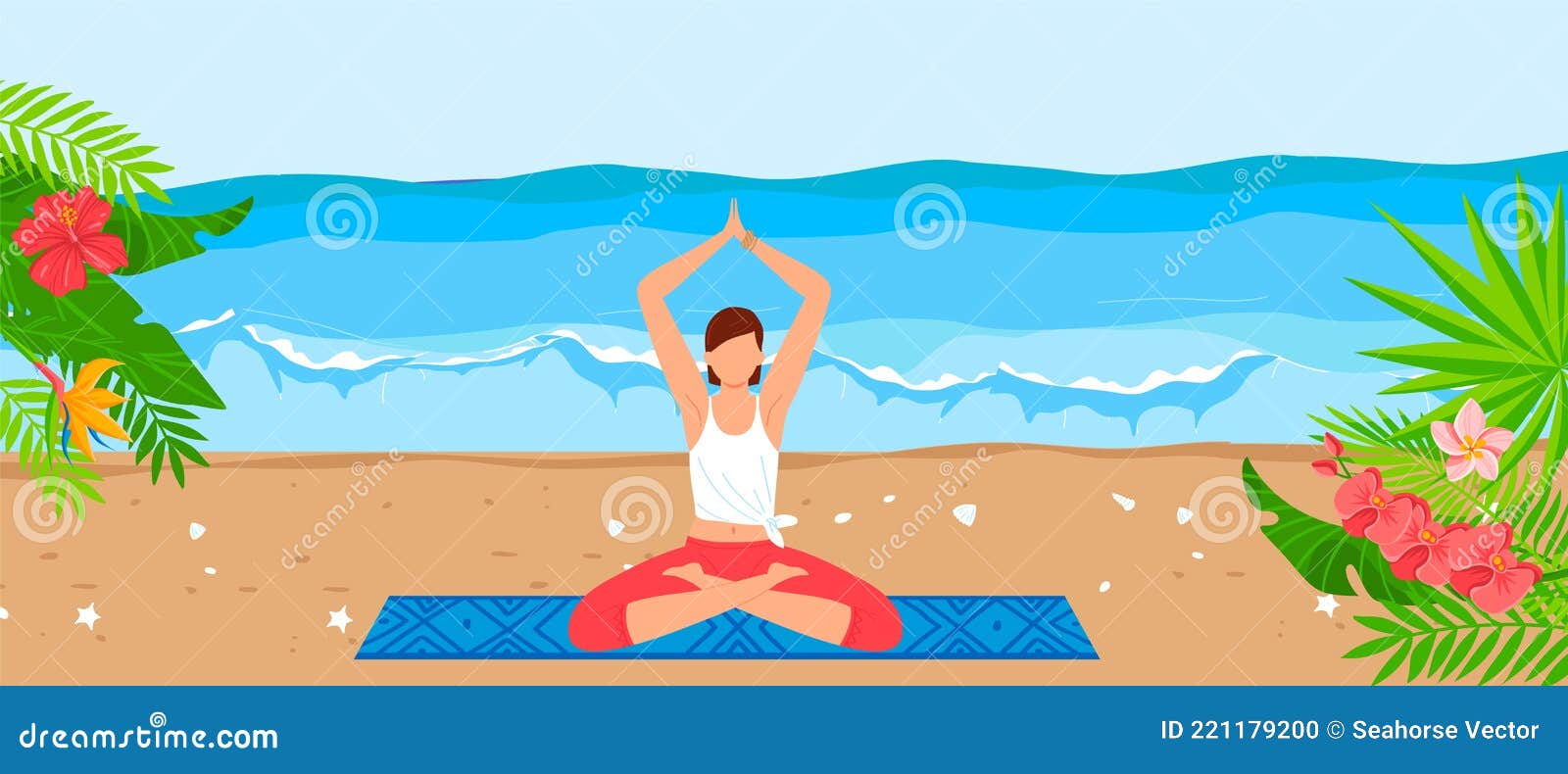 Two Women Practicing Yoga, One in Tree Pose, Wear Colorful Clothing,  Happiness, Fitness. Yoga Class with Dynamic Poses Stock Vector -  Illustration of women, harmony: 304928385