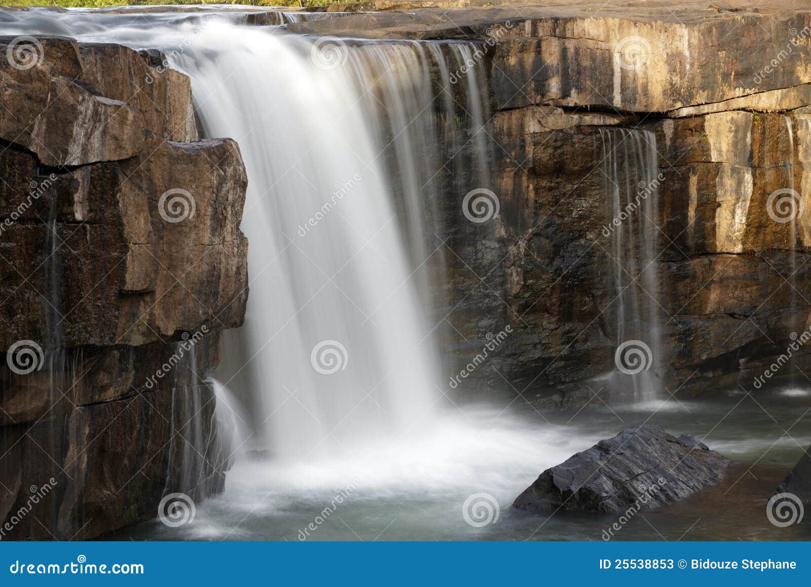 Tropical Waterfall Stock Image Image Of Flowing Stream 25538853