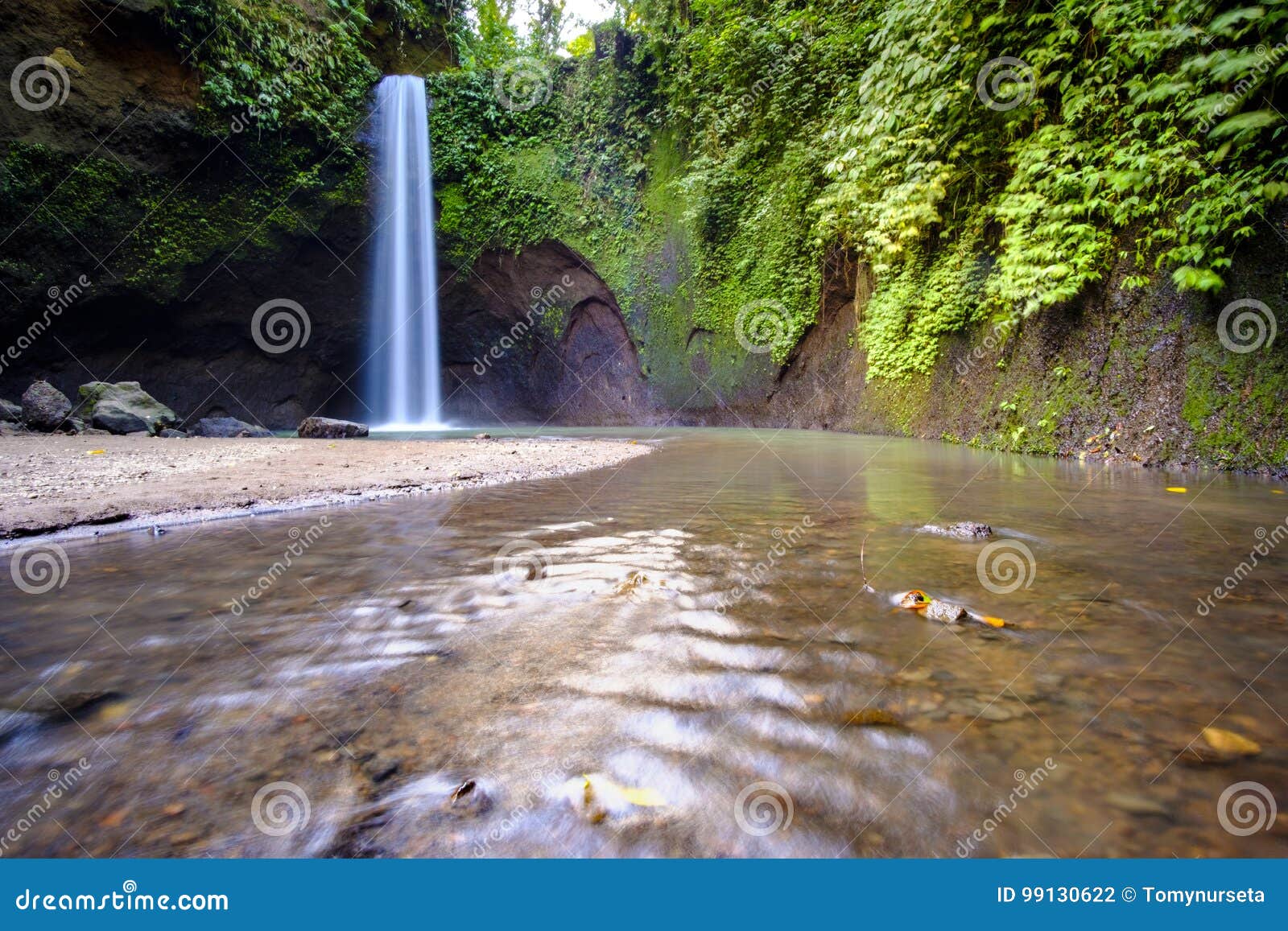 tropical waterfall