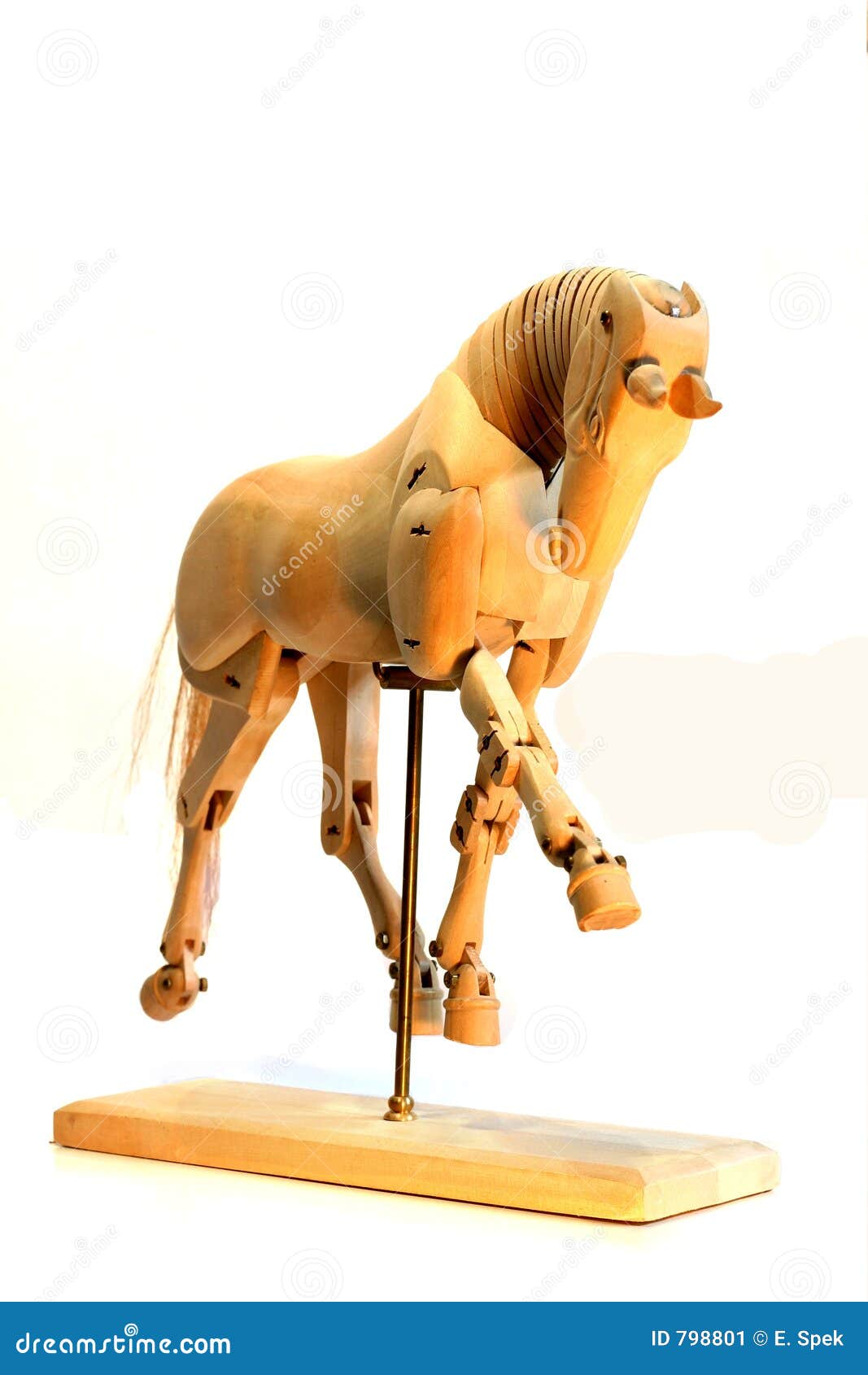 Trot De Mannequin De Cheval Image stock Image du individuel, bois 798801