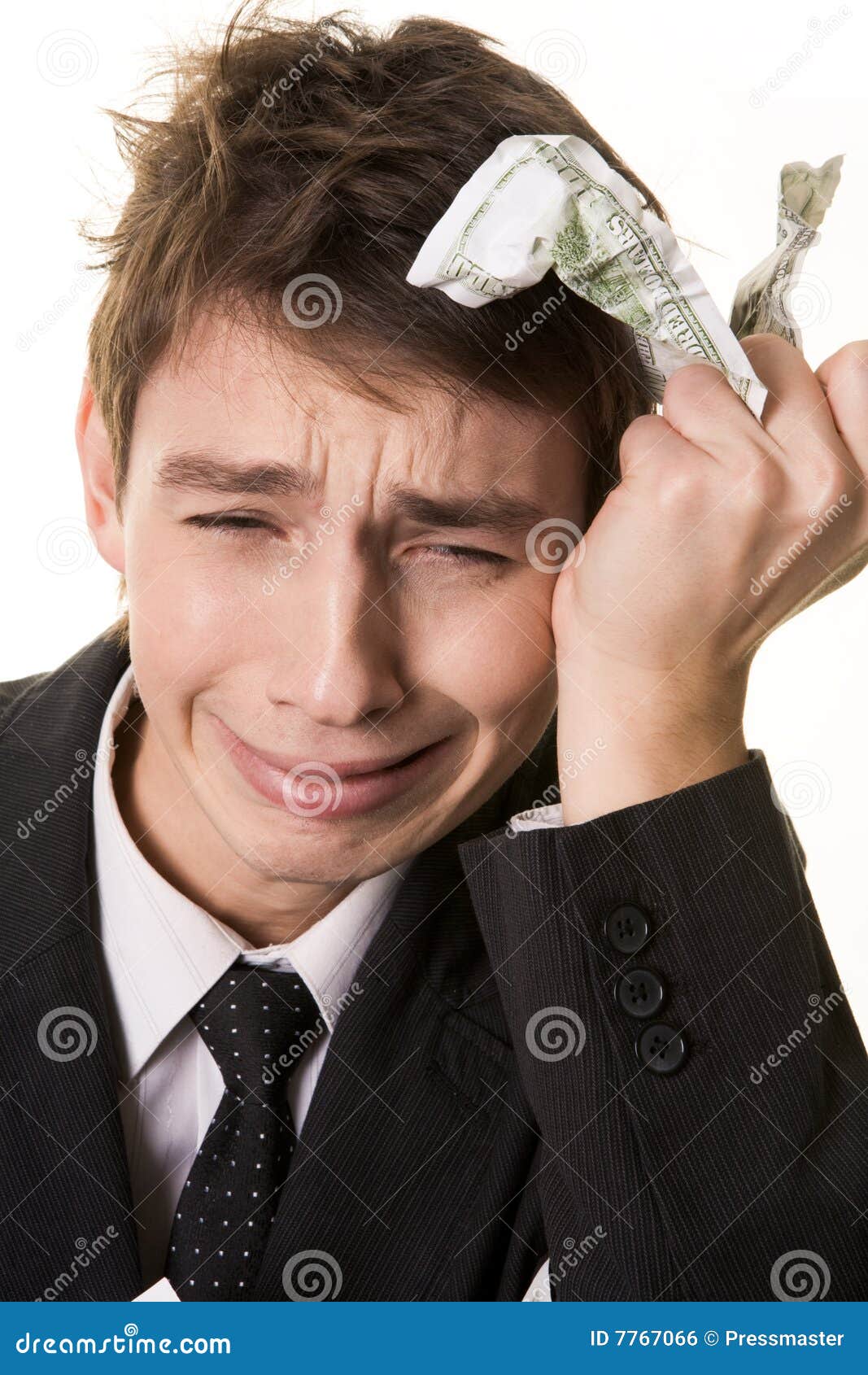 In trouble stock photo. Image of feeling, head, face, frustrated 7767066