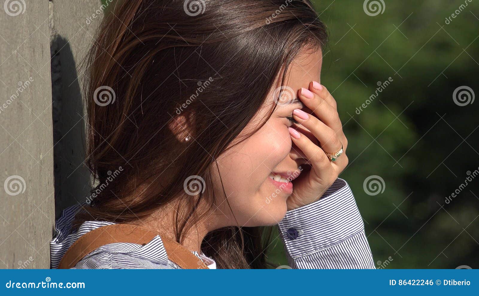 Girl Crying Stock Photo