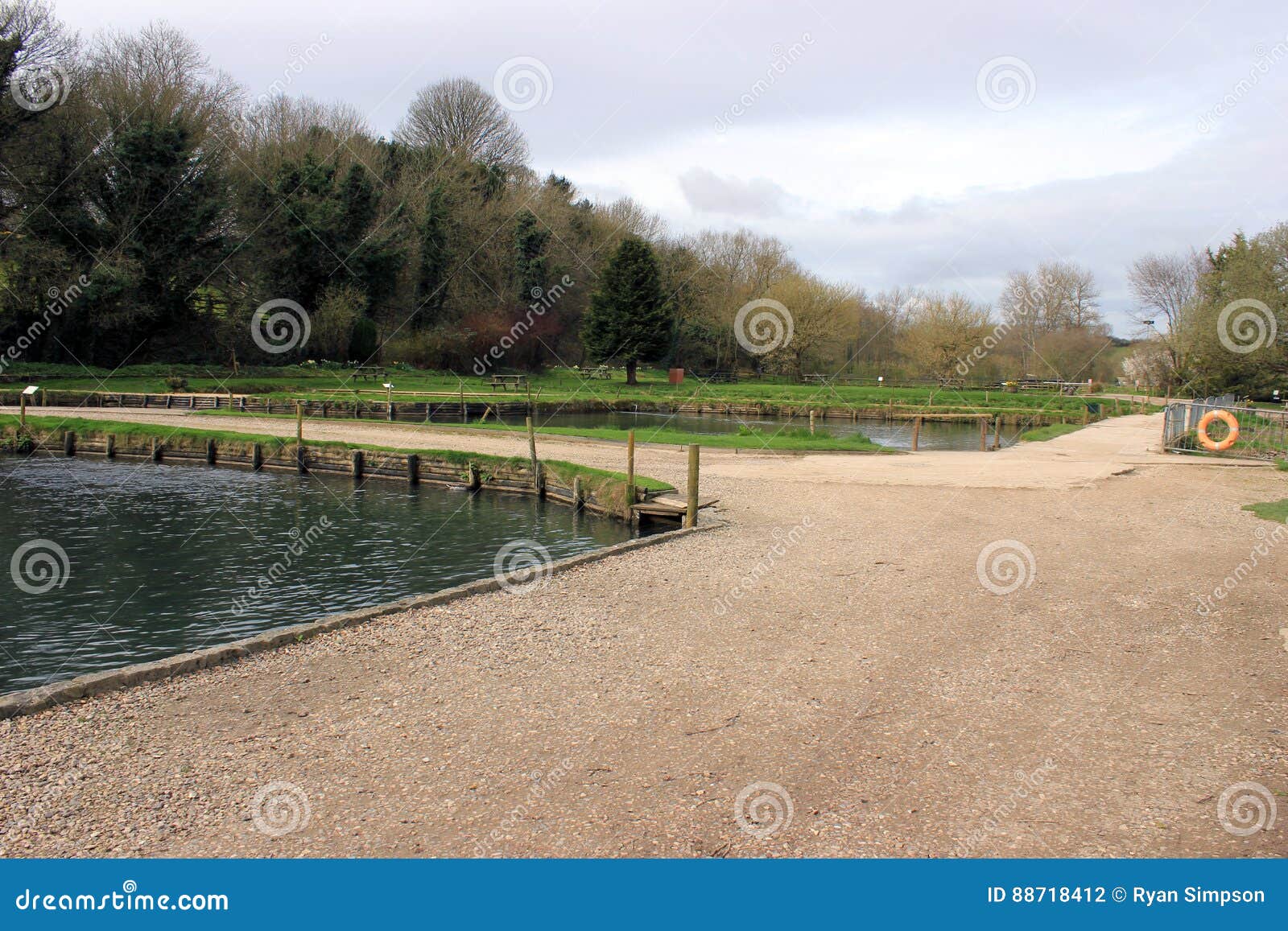 Trout Farm, Cotswolds England Stock Photo Image of appeal, country