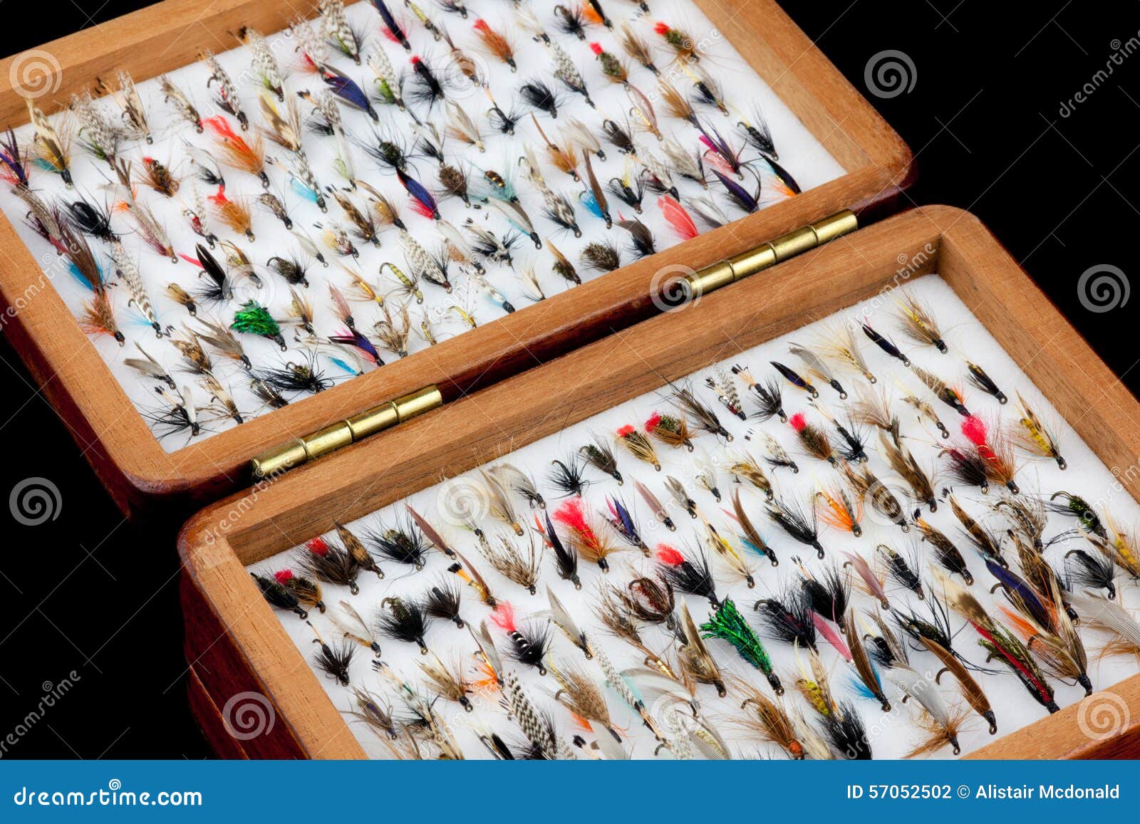 https://thumbs.dreamstime.com/z/trout-fishing-flies-old-wooden-fly-box-collection-classic-traditional-57052502.jpg