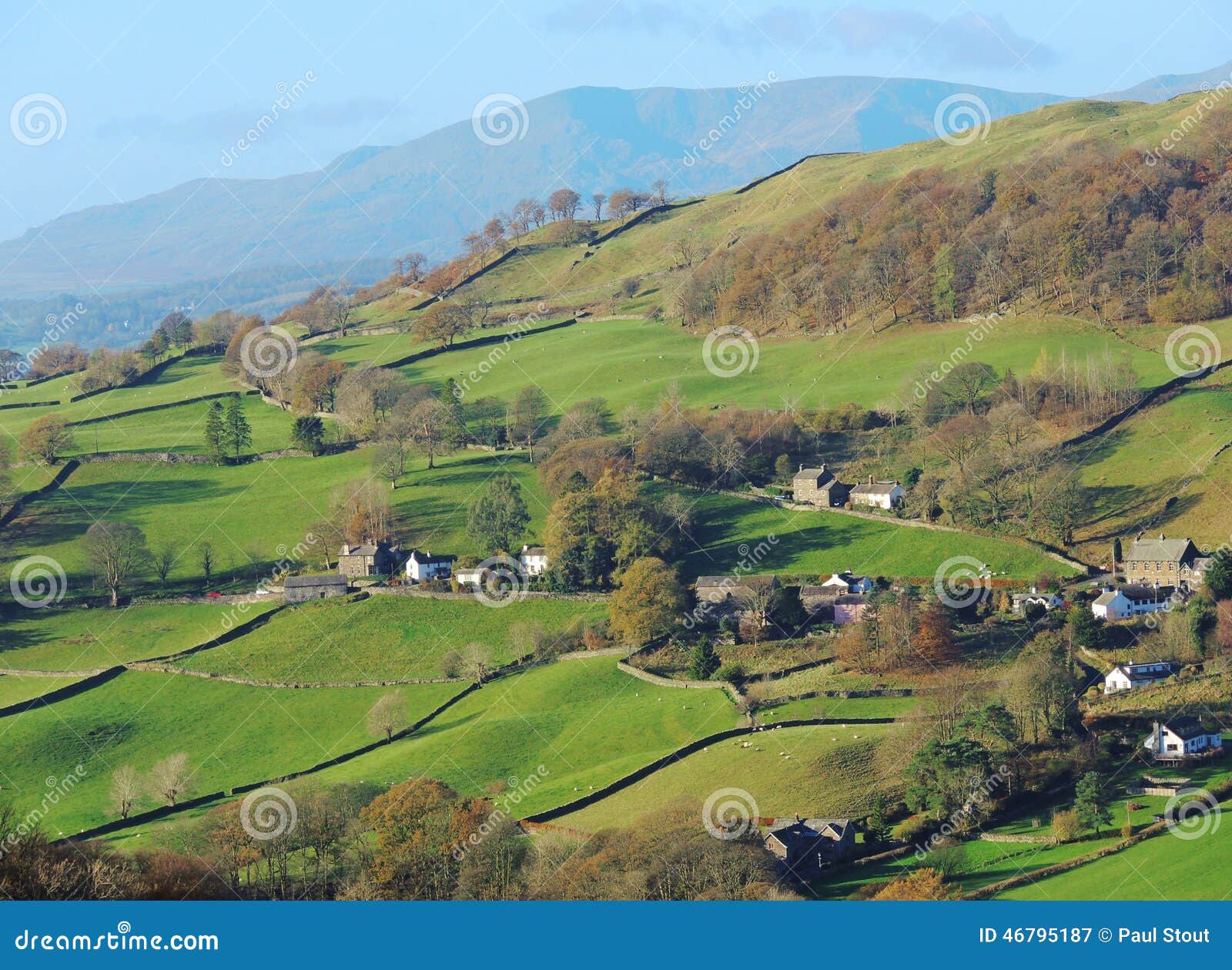 The Troutbeck Valley. stock image. Image of scenic, cumbria 46795187
