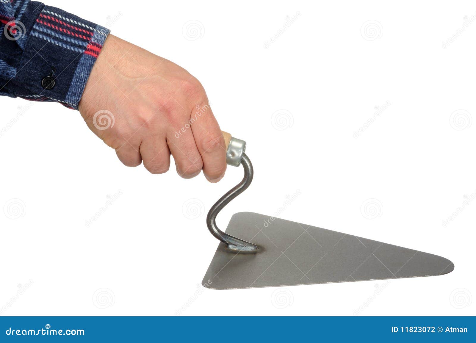 Trowel stock photo. Image of freemasonry, hand, hardware 11823072