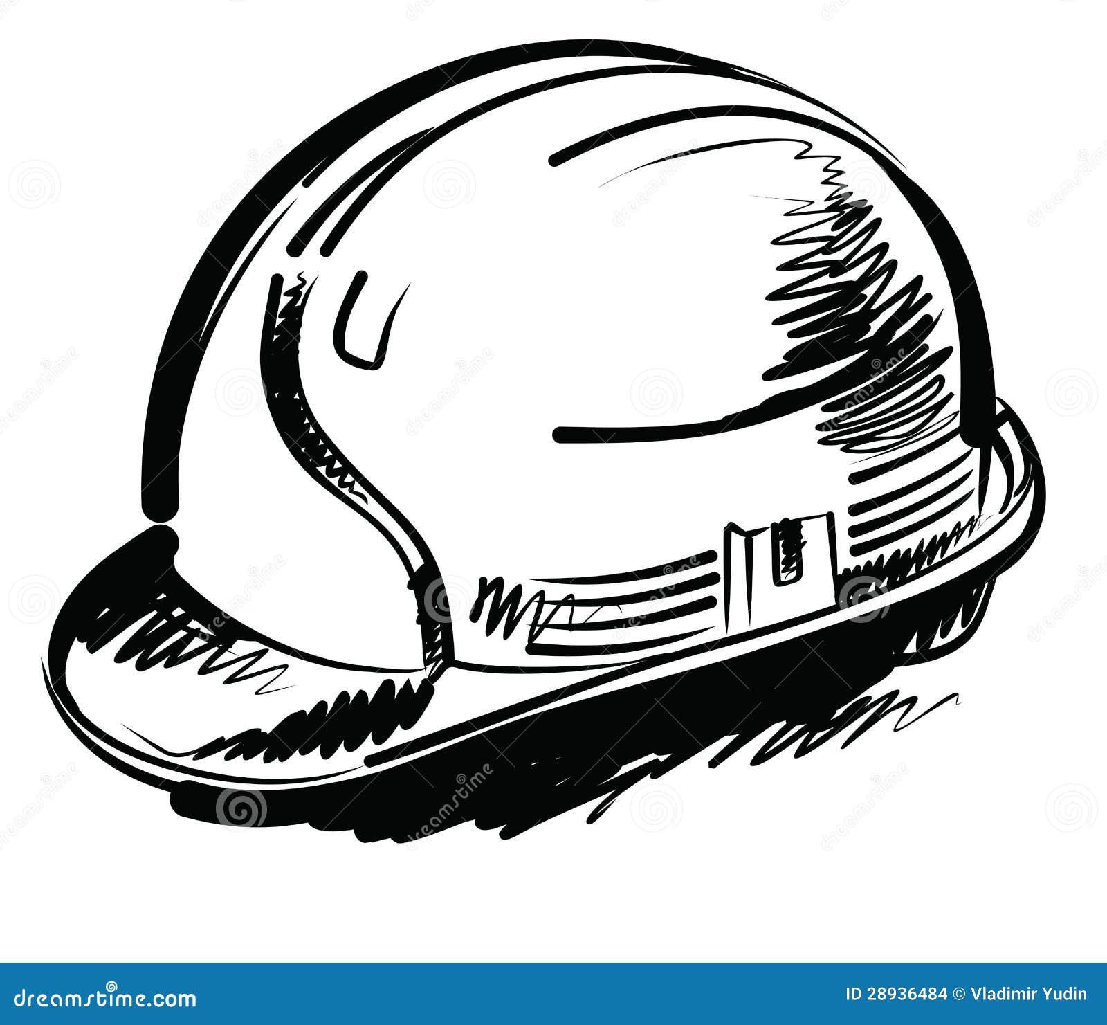 Trowel and brick stock vector. Illustration of sketch 28936484