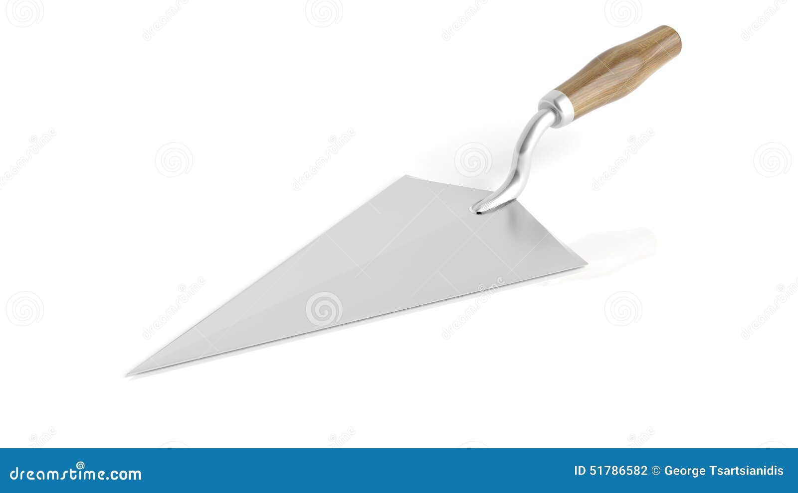 Trowel stock illustration. Illustration of cement, object - 51786582