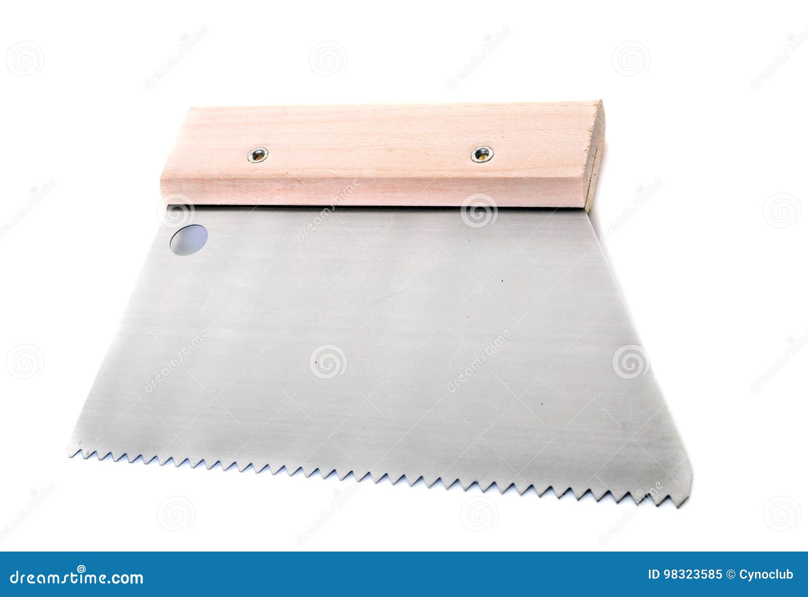 Trowel for tiles stock image. Image of ceramic, background - 98323585