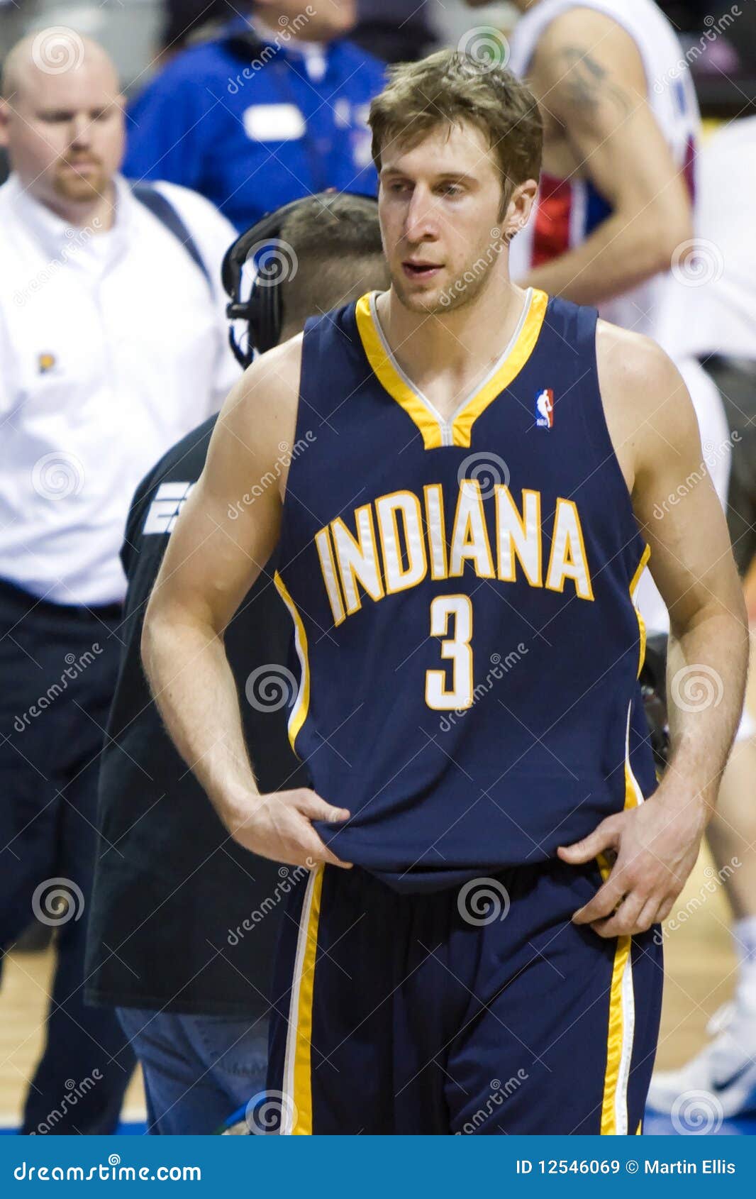 Troy Murphy of the Indiana Pacers Editorial Stock Image - Image of game