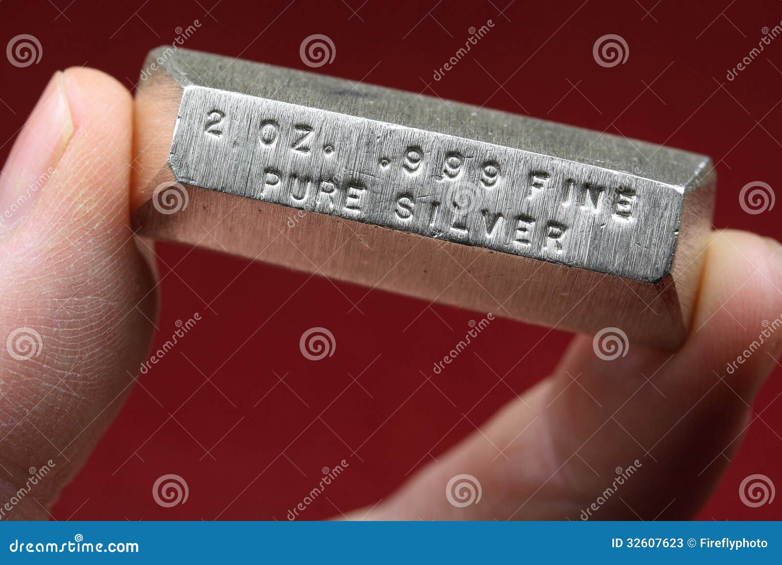 2 troy ounce silver bullion bar