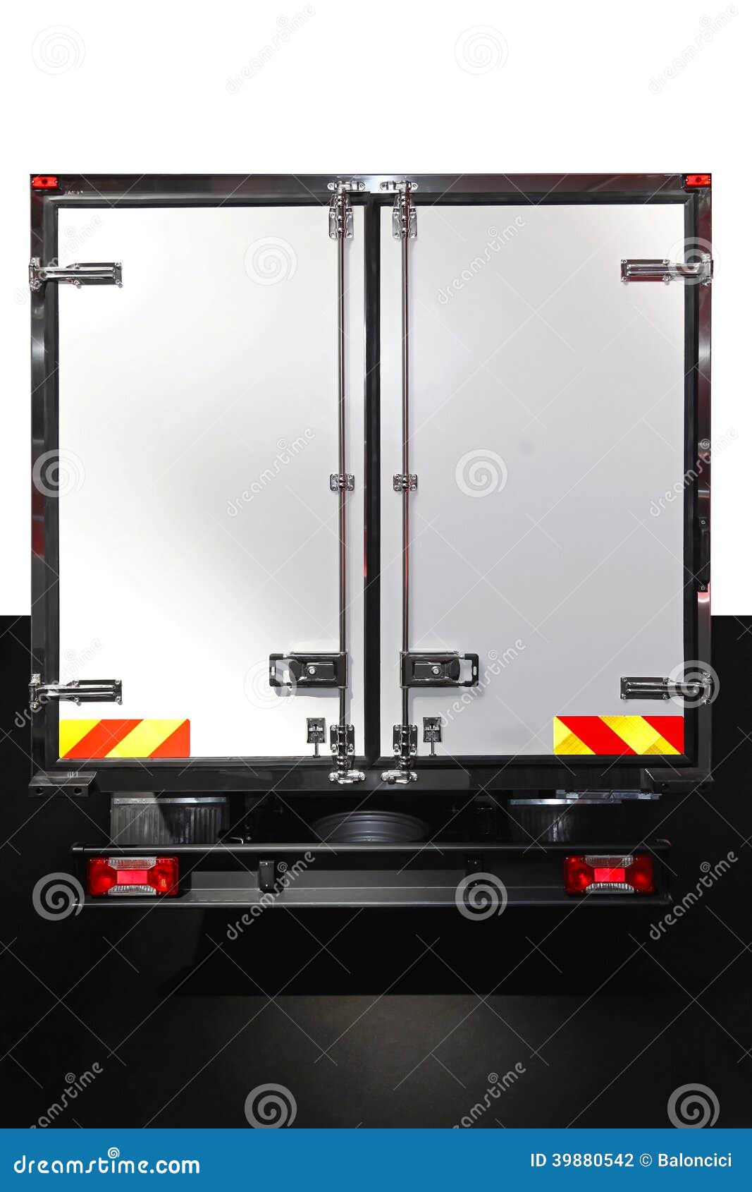 Truck back doors stock photo. Image of white, vehicle - 39880542