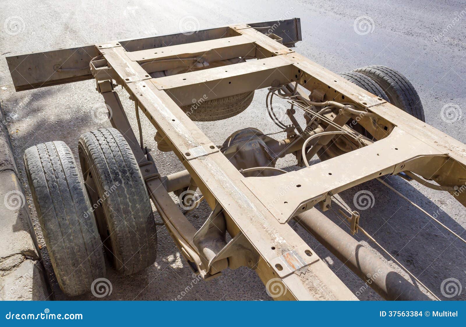 Truck chassis stock photo. Image of catch, lined, globalization 37563384