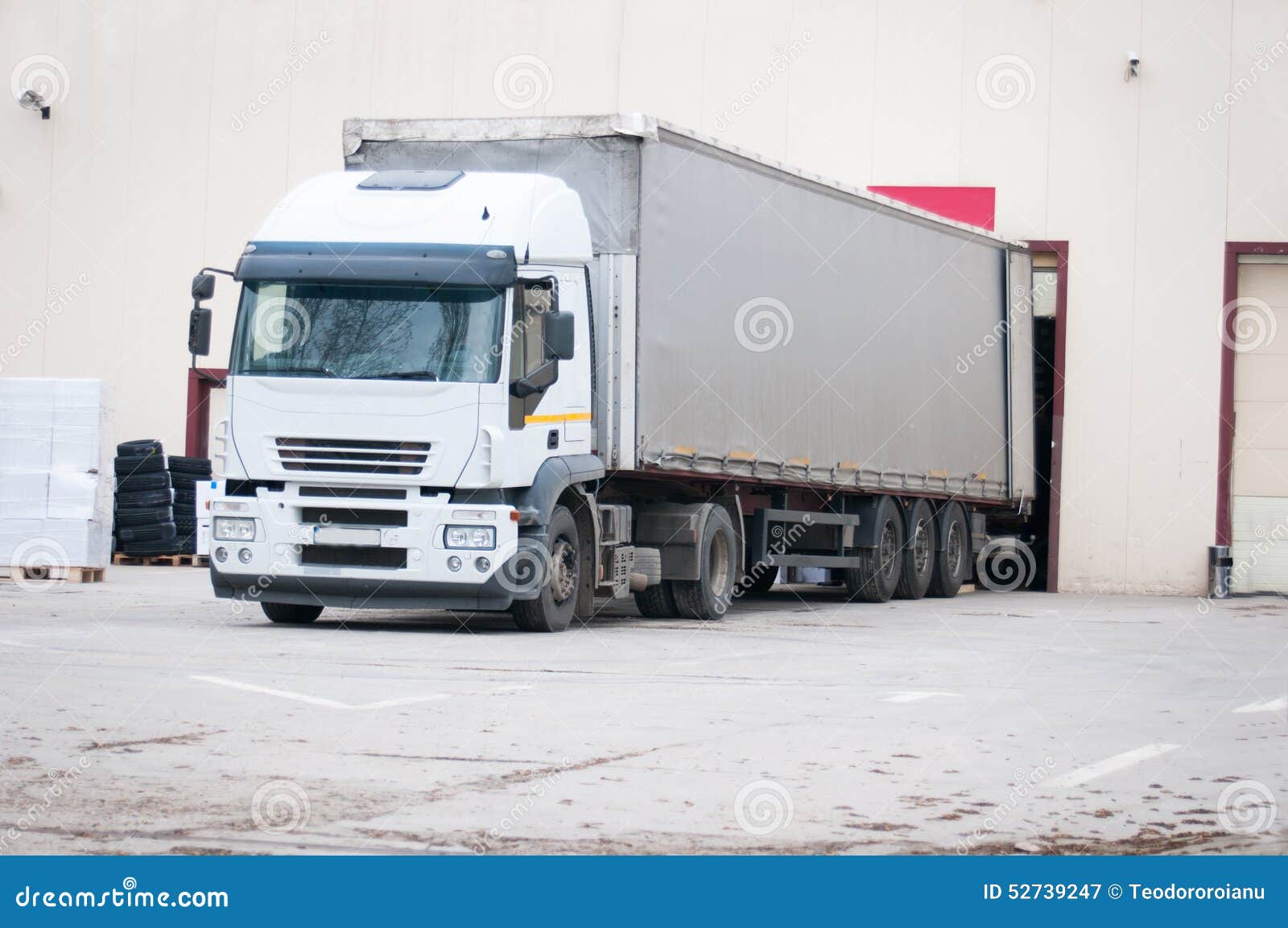 Truck delivery stock image. Image of industry, growth 52739247