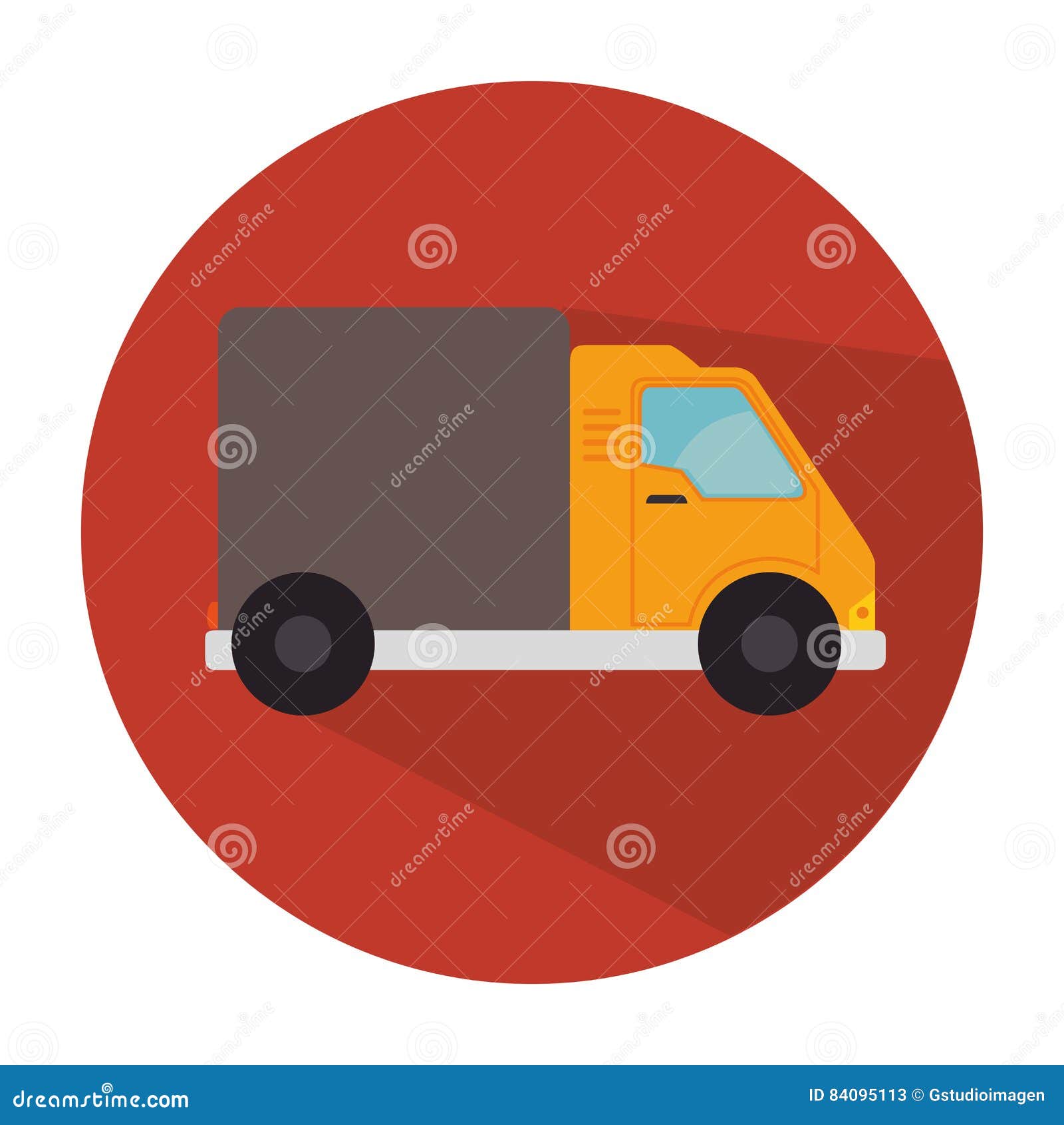 Truck Delivery Service Icon Stock Illustration Illustration of