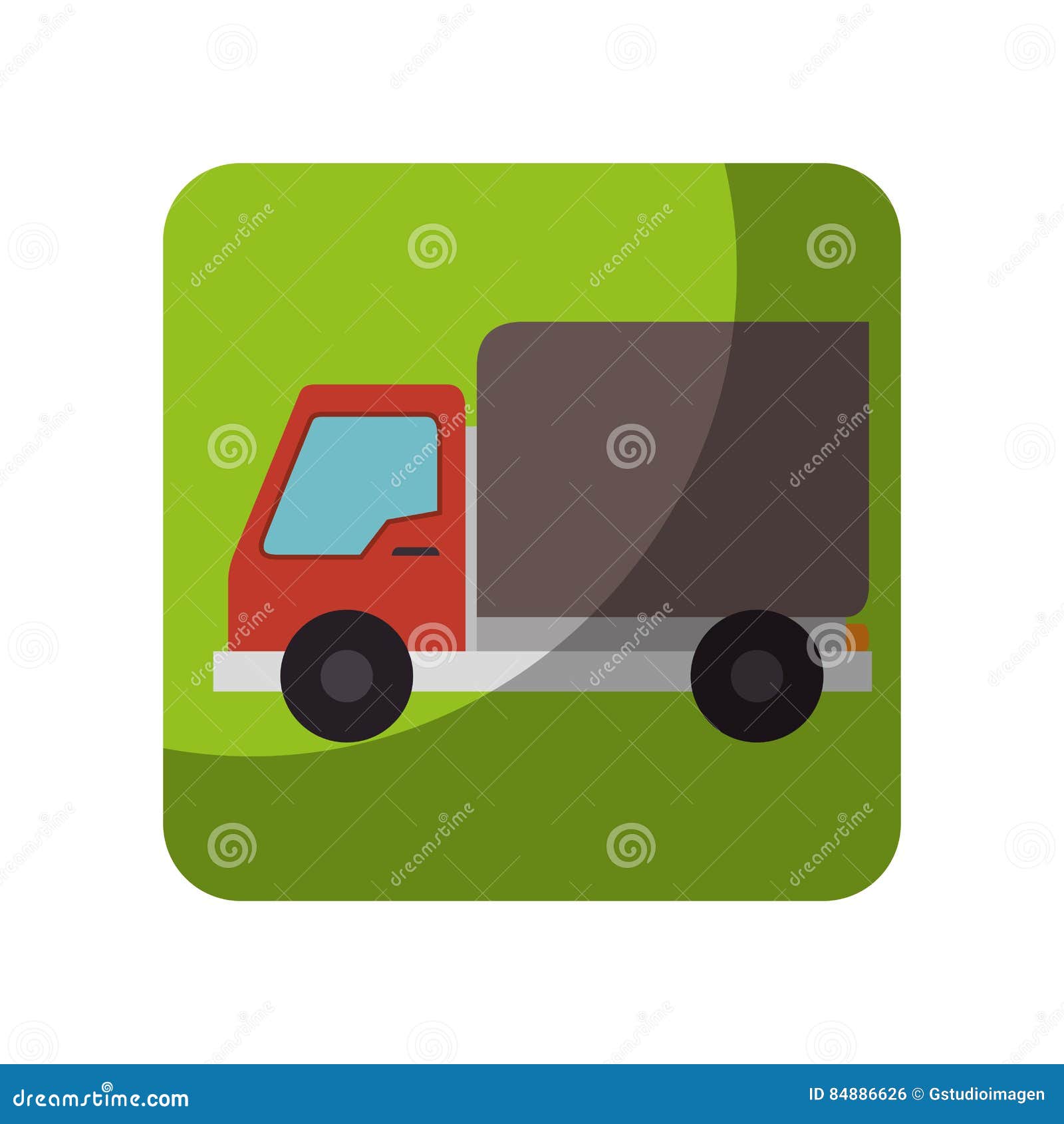 Truck Delivery Service Icon Stock Illustration Illustration of