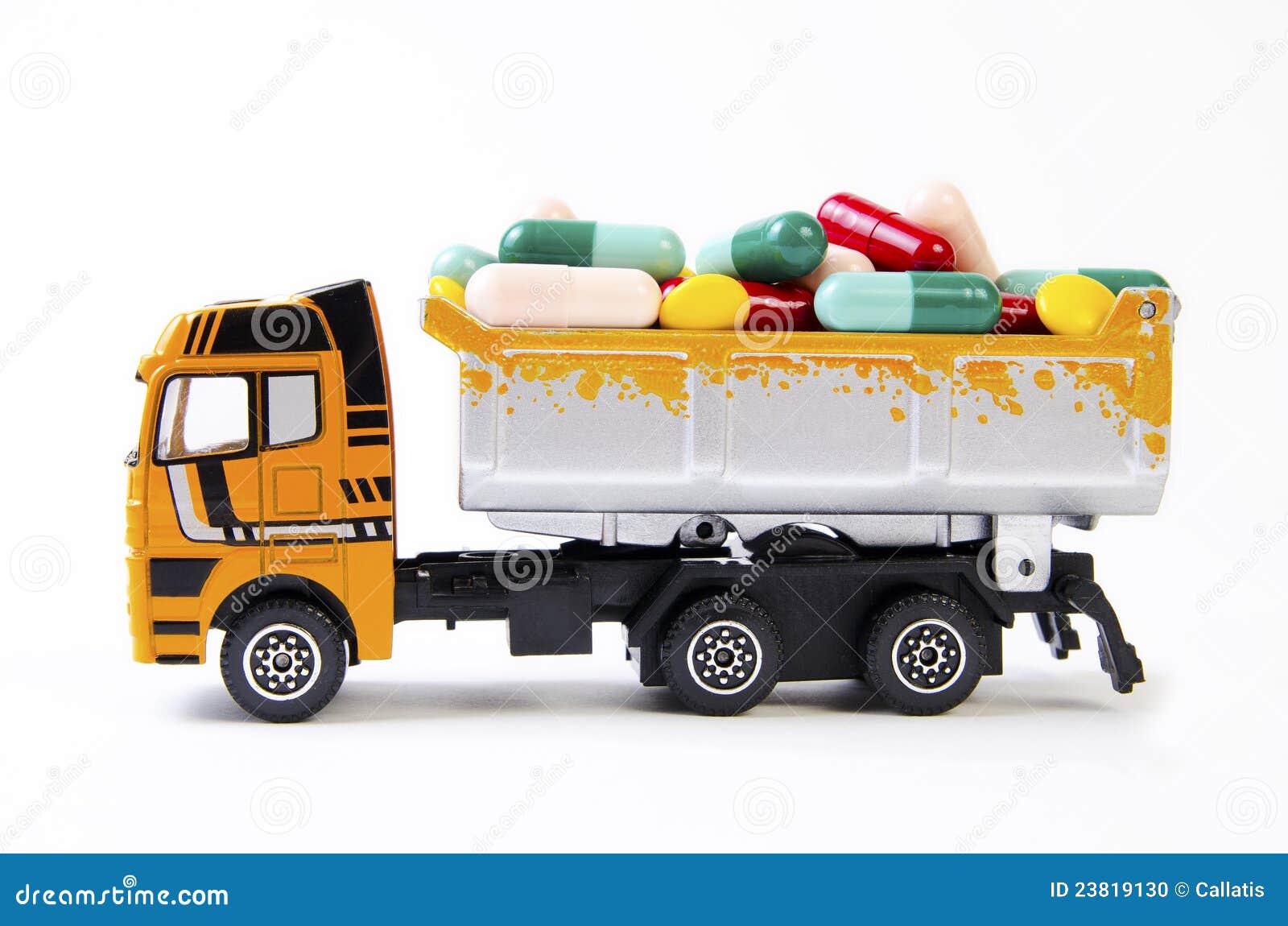Truck with drugs stock photo. Image of chemical, closeup 23819130