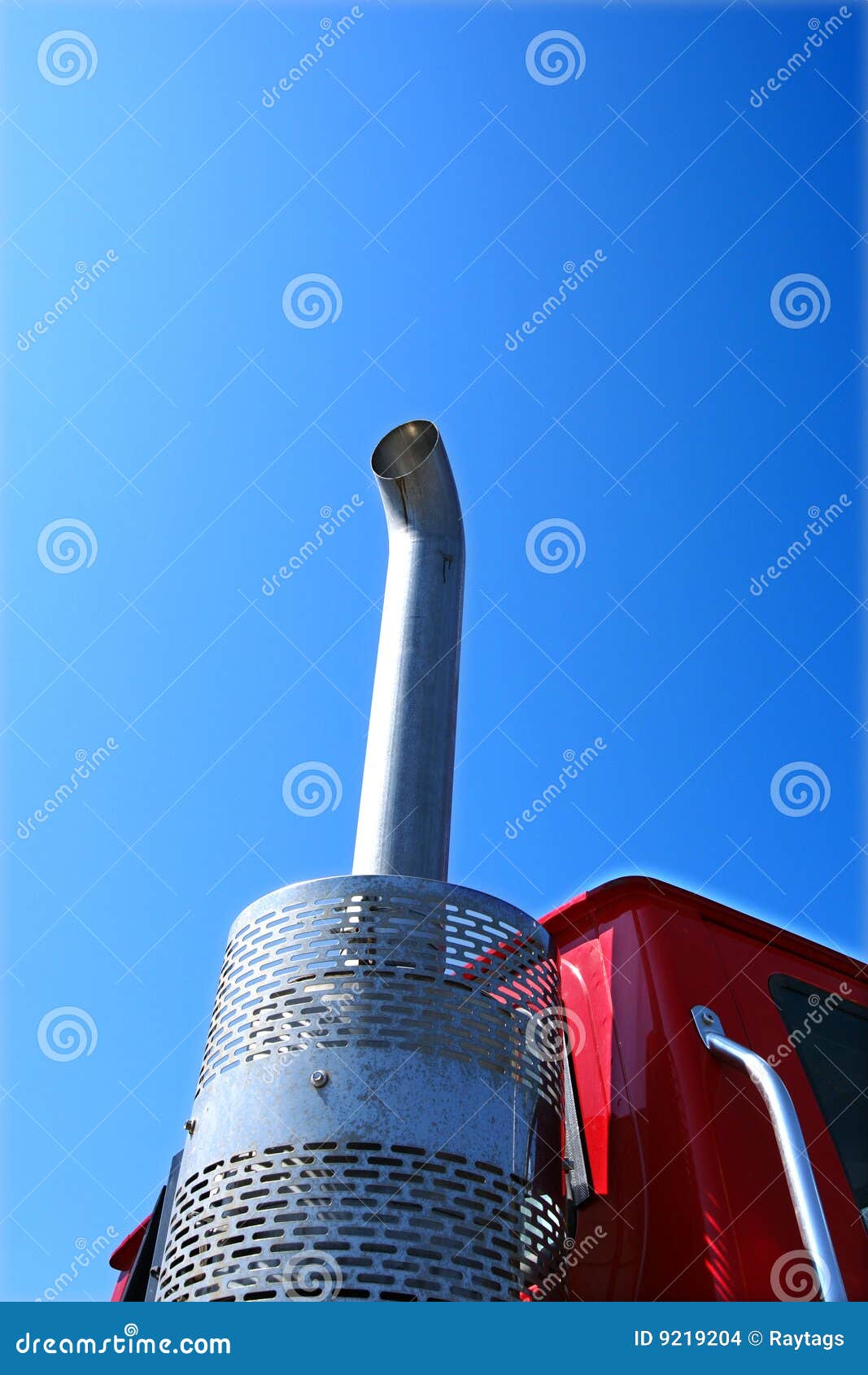 Truck exhaust pipe stock photo. Image of indicator, carbon - 9219204