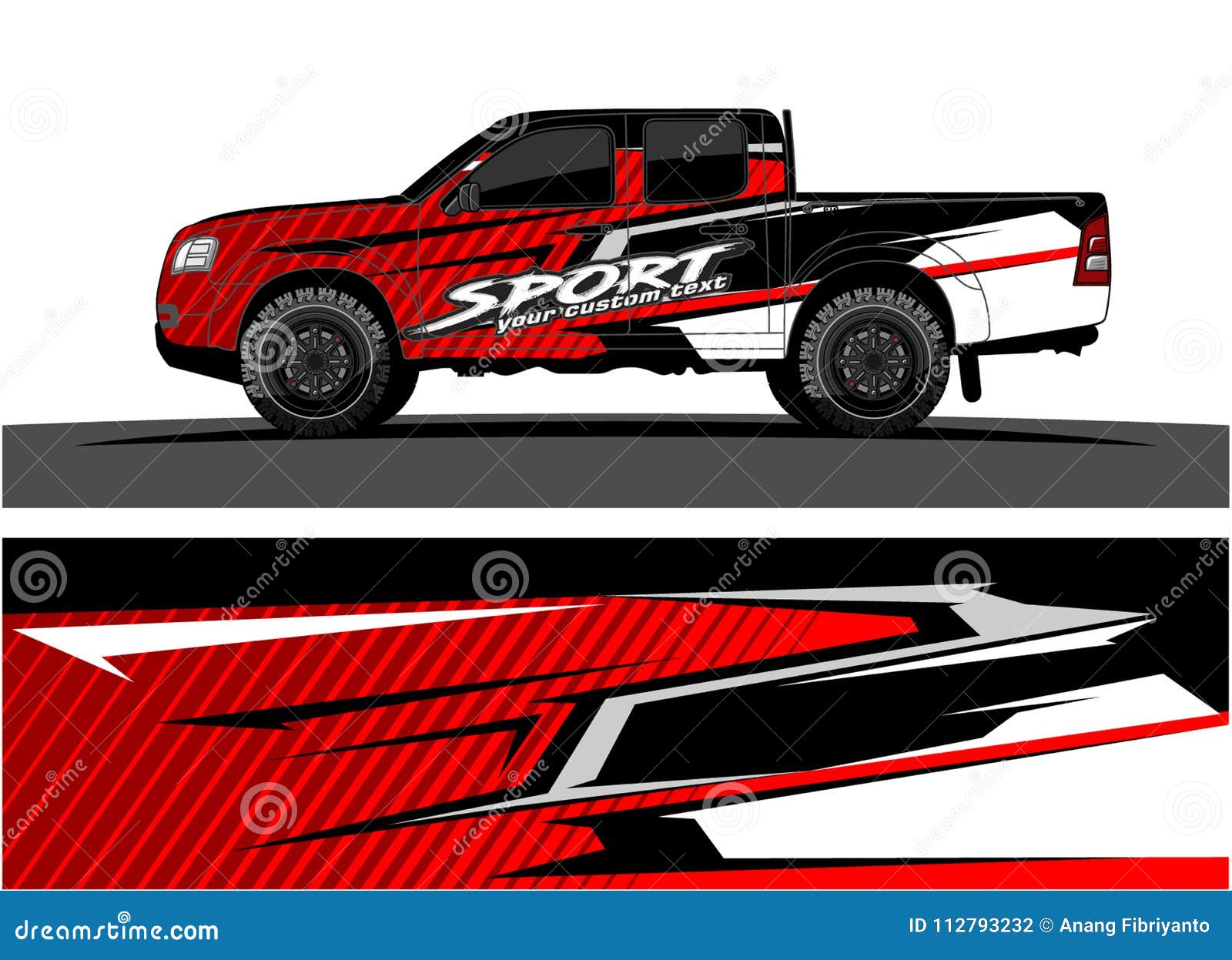 Truck Graphics. Vehicles Racing Stripes Background Stock Illustration -  Illustration of corporate, camo: 112793232