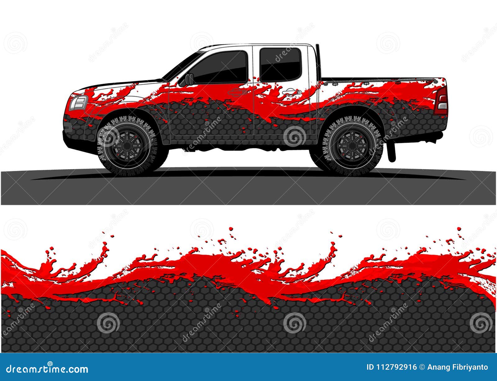 truck graphics. vehicles racing stripes background