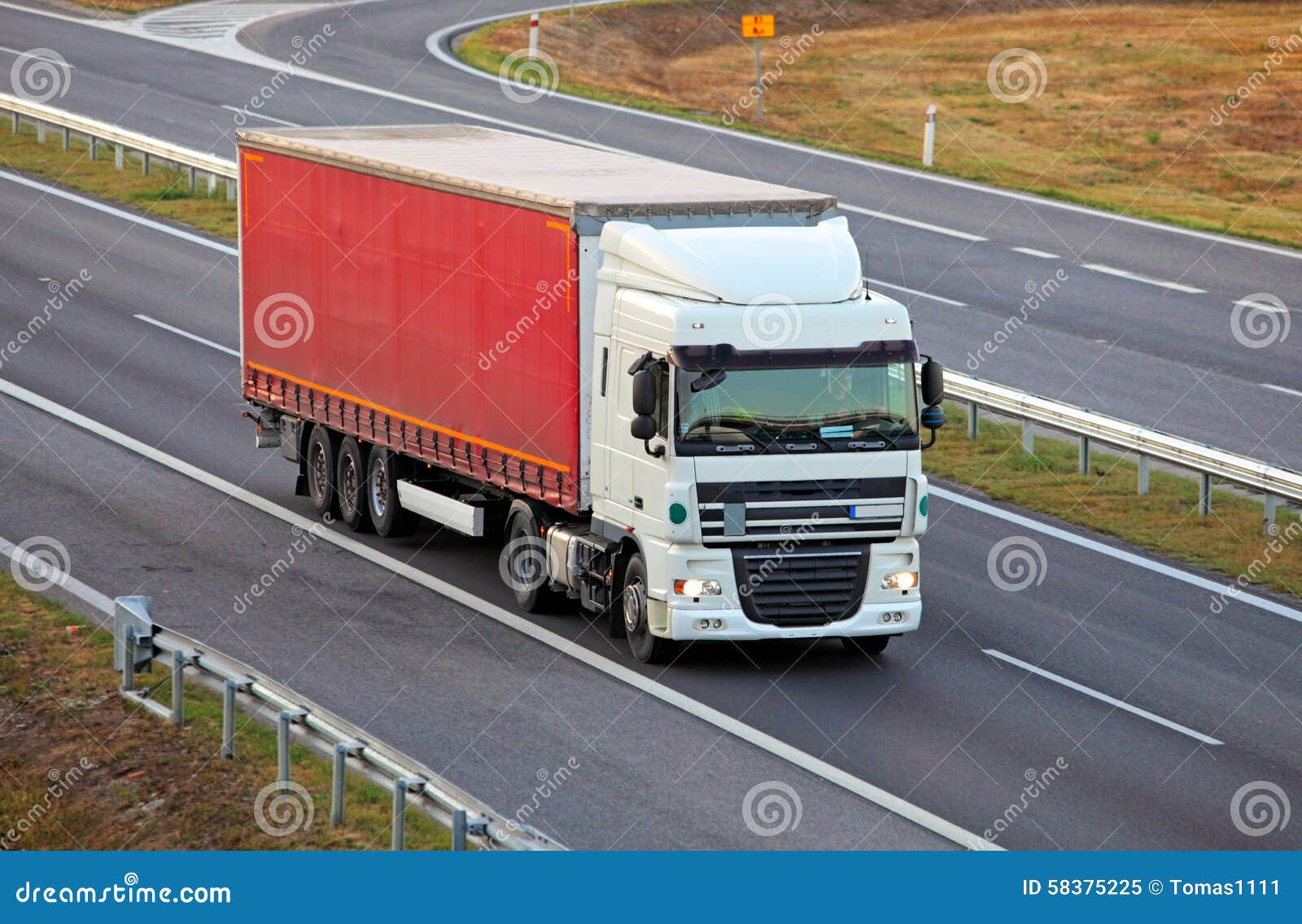 truck on highway, trucking