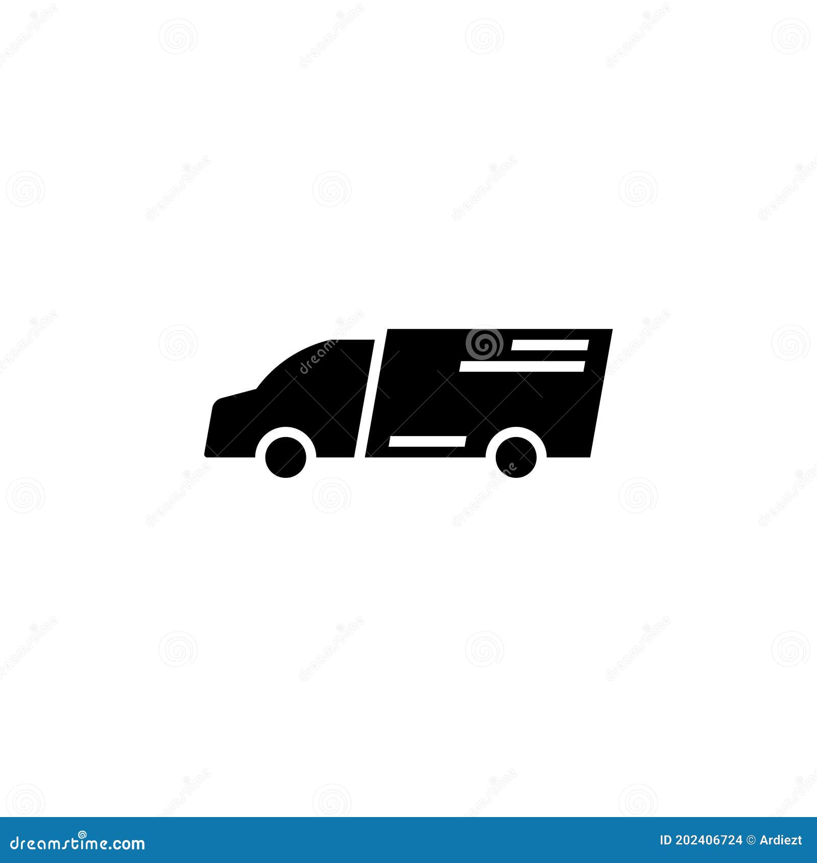 Truck Icon Vector Design Illustration. Delivery Service Logo Stock ...