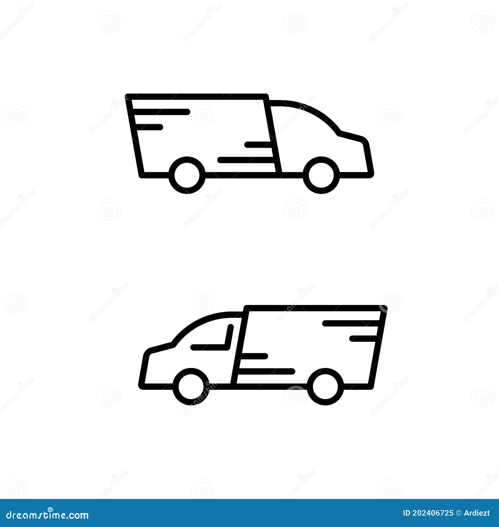 Truck Icon Vector Design Illustration. Delivery Service Logo Stock ...