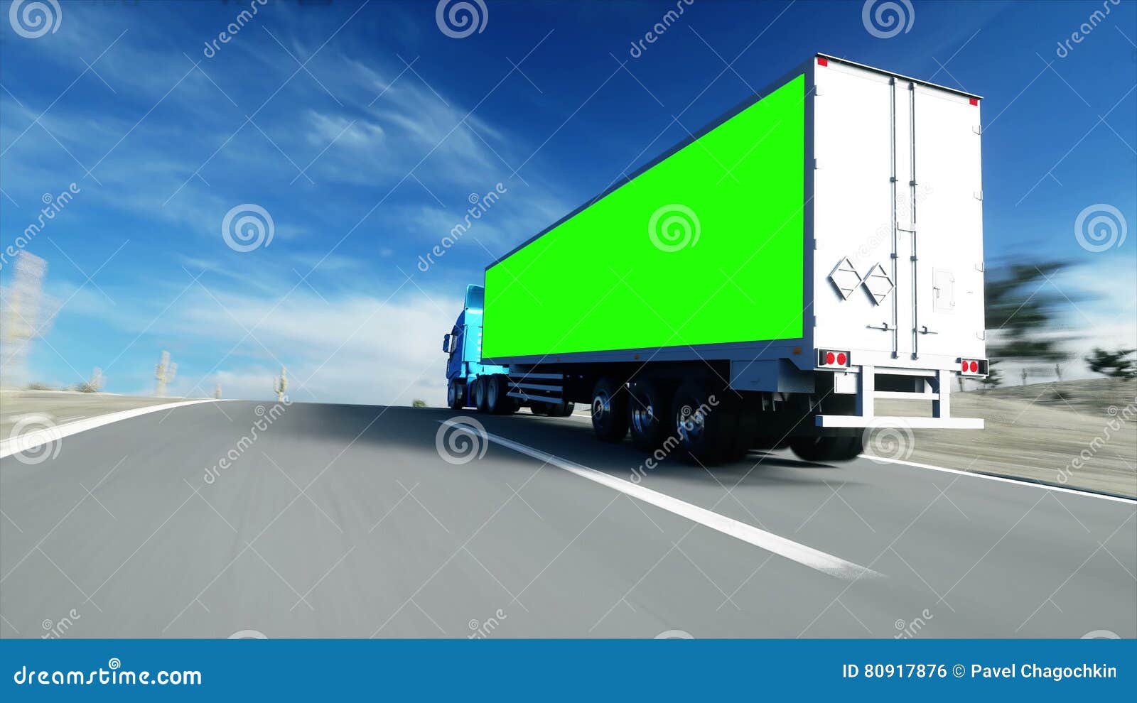 Truck on the Road, Highway. Transports, Logistics Concept. Super Realistic  Animation with Physiks Motion. Green Screen Stock Footage - Video of  business, motion: 80917876