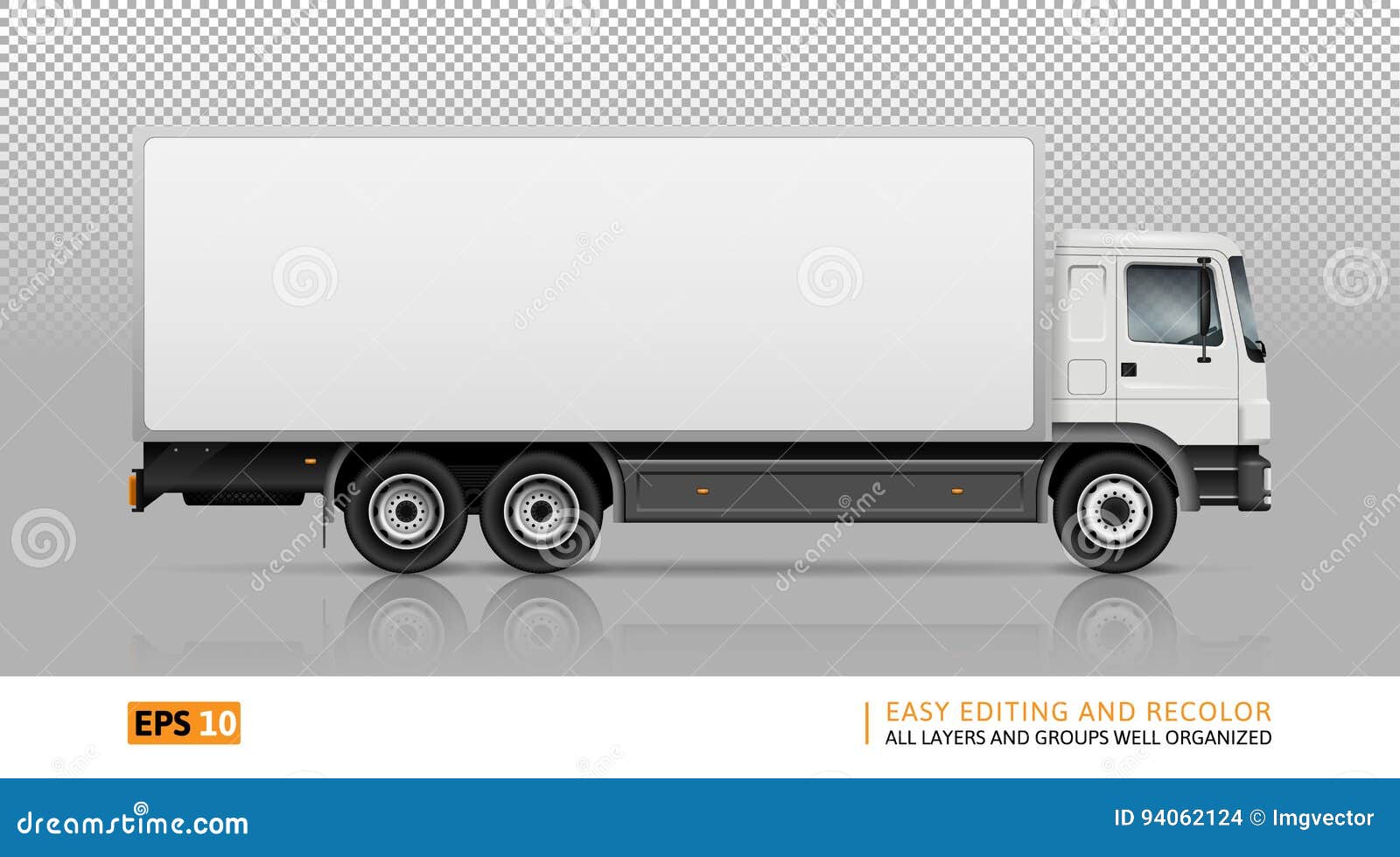 Truck On Transparent Background Stock Vector Truck On Transparent Background Stock Vector