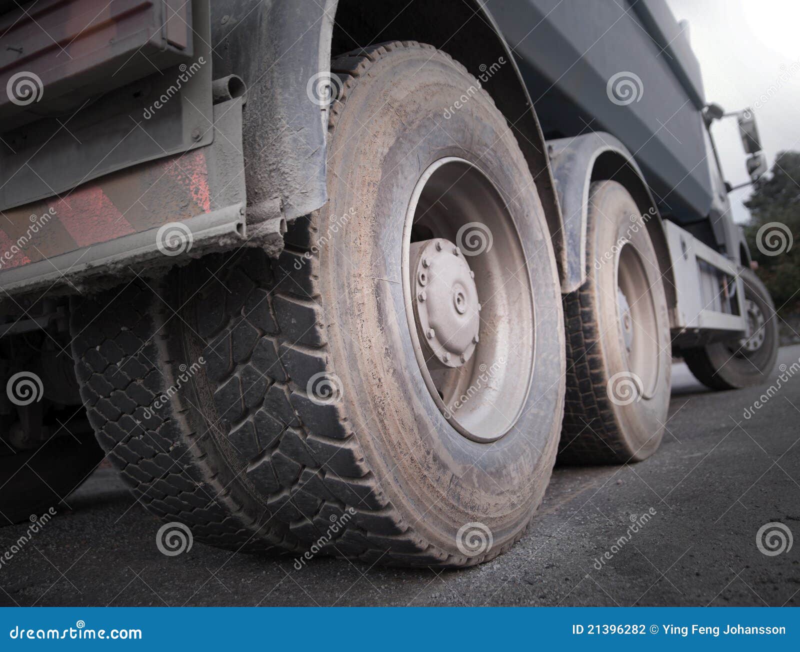 Truck wheels stock photo. Image of trailer, wheels, cargo 21396282
