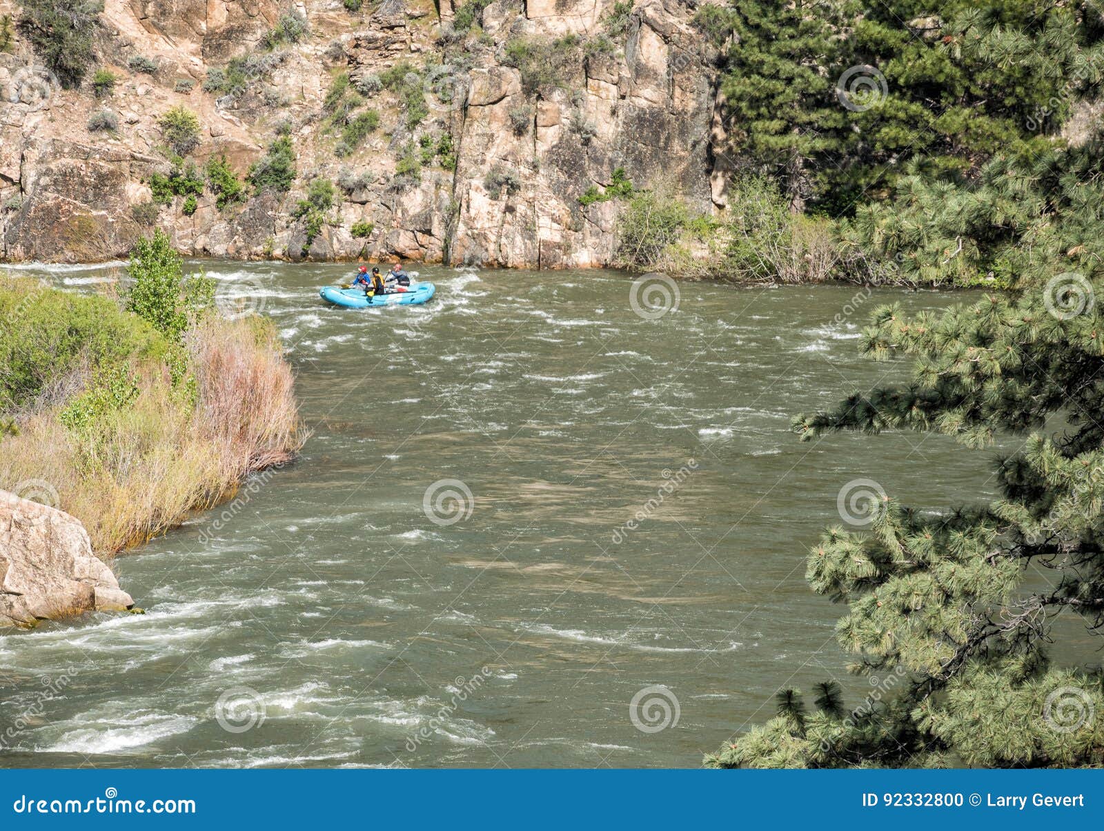 Truckee River rafting stock photo. Image of boating, holiday 92332800
