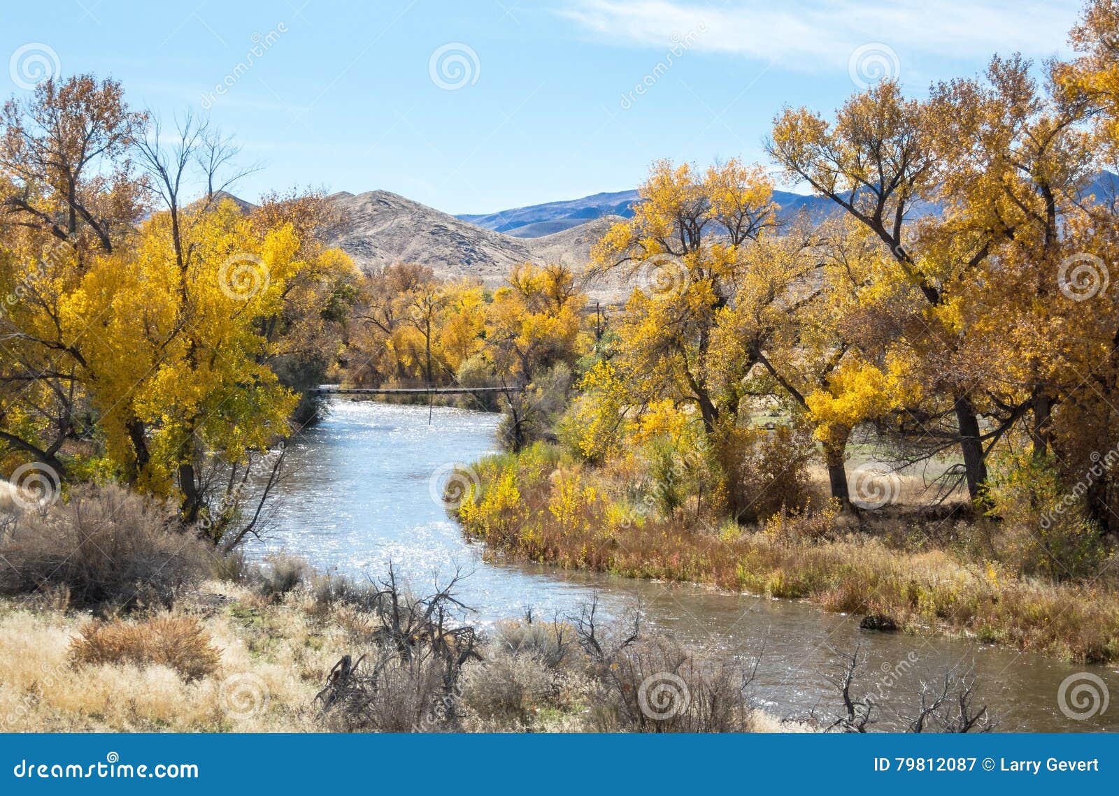 Truckee River, Wadsworth, Nevada Stock Image Image of cliff, colorful