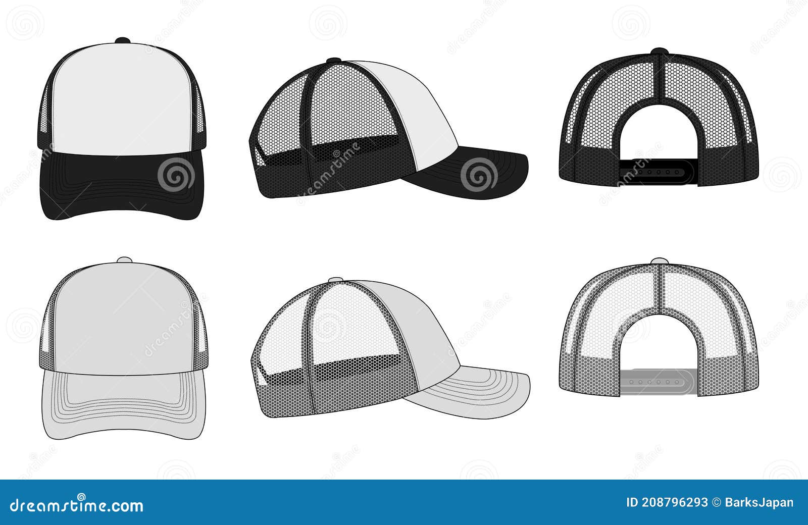 Trucker Hat Mockup Template