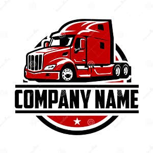 Trucking 18 Wheeler Circle Emblem Logo Cartoon Vector CartoonDealer Trucking 18 Wheeler Circle Emblem Logo Cartoon Vector CartoonDealer