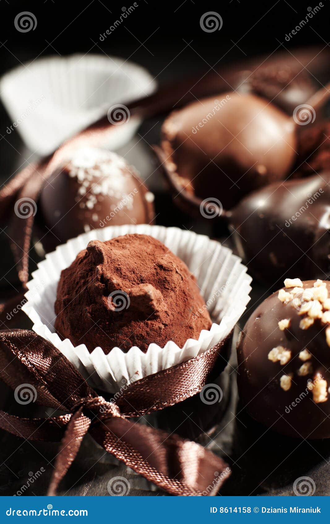 Truffle sweet stock photo. Image of sweet, eating, food 8614158