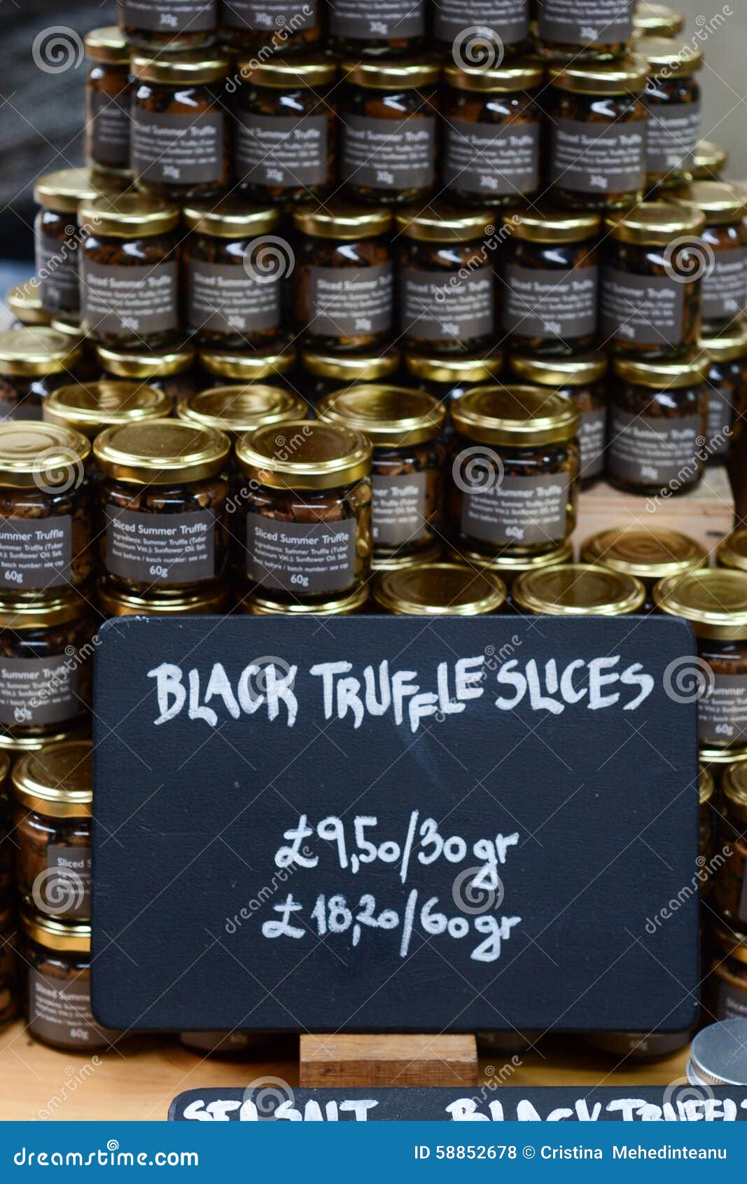 Truffles for Sale at the Market Stock Photo Image of food, delicious