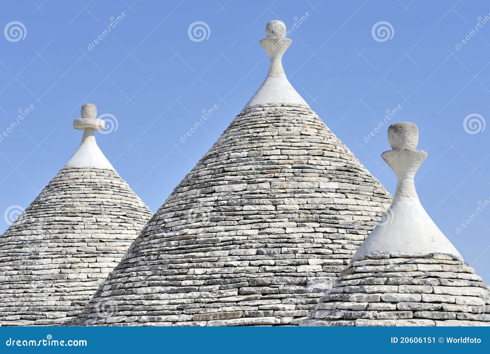 trulli houses at alberobello, puglia, italy