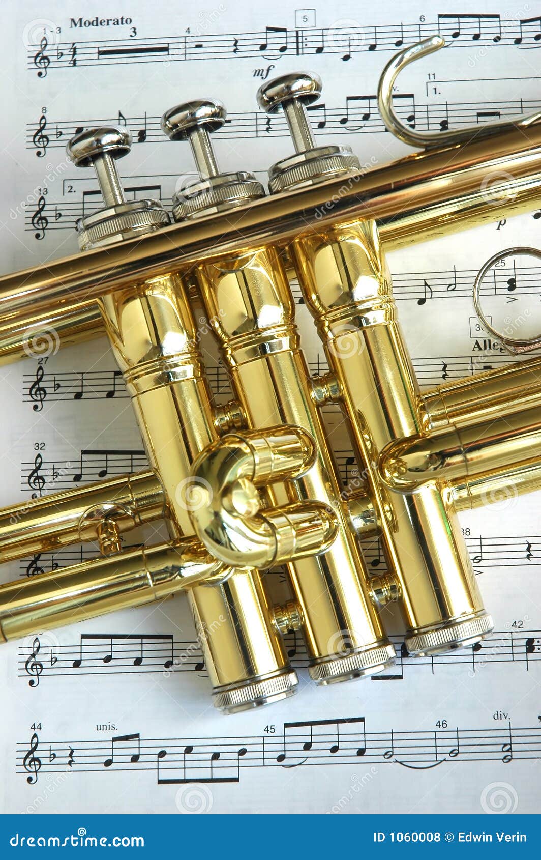 Trumpet Valves stock photo. Image of soprano, classical 1060008
