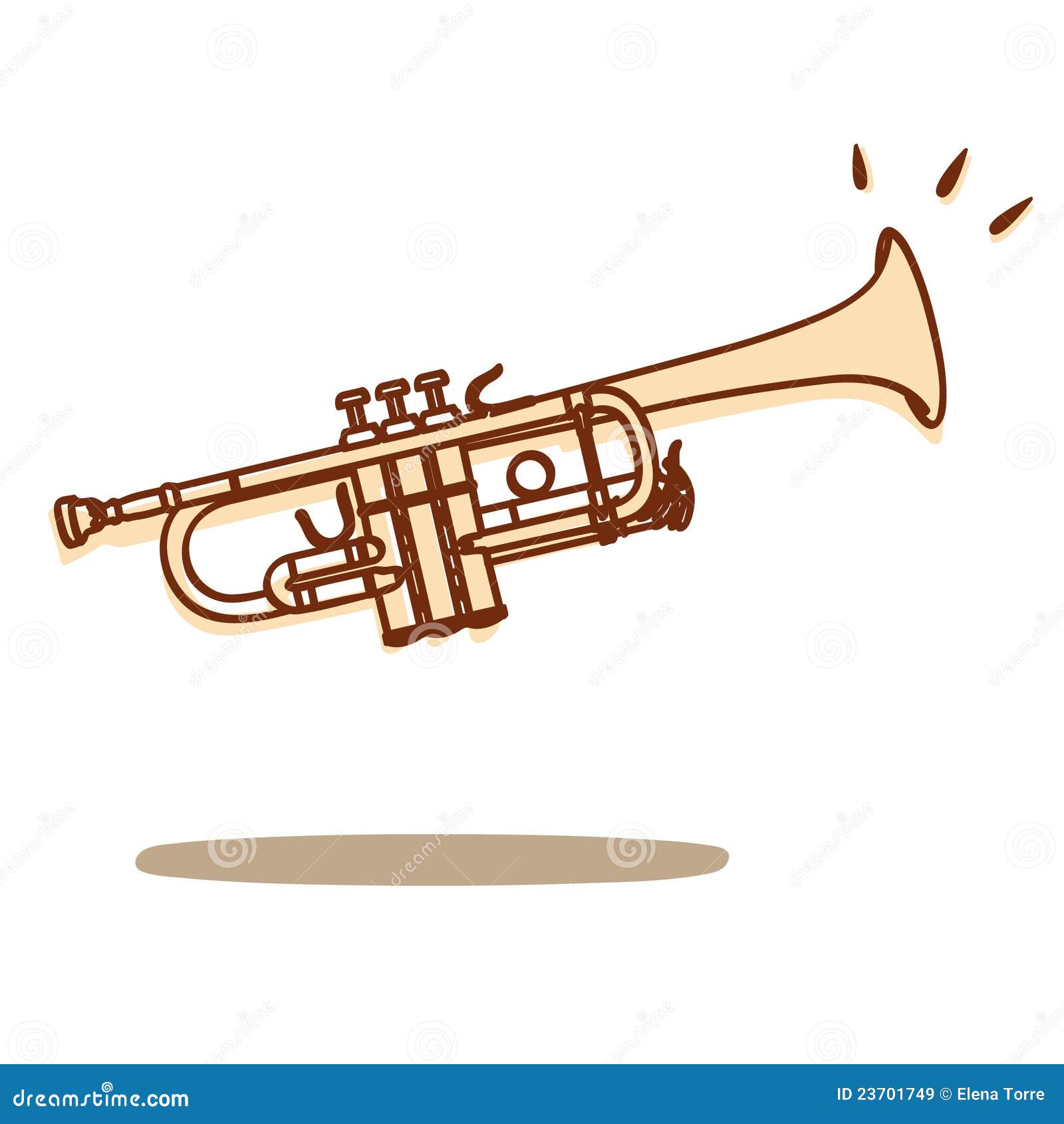 Trumpet Vector Royalty Free Stock Images - Image: 23701749