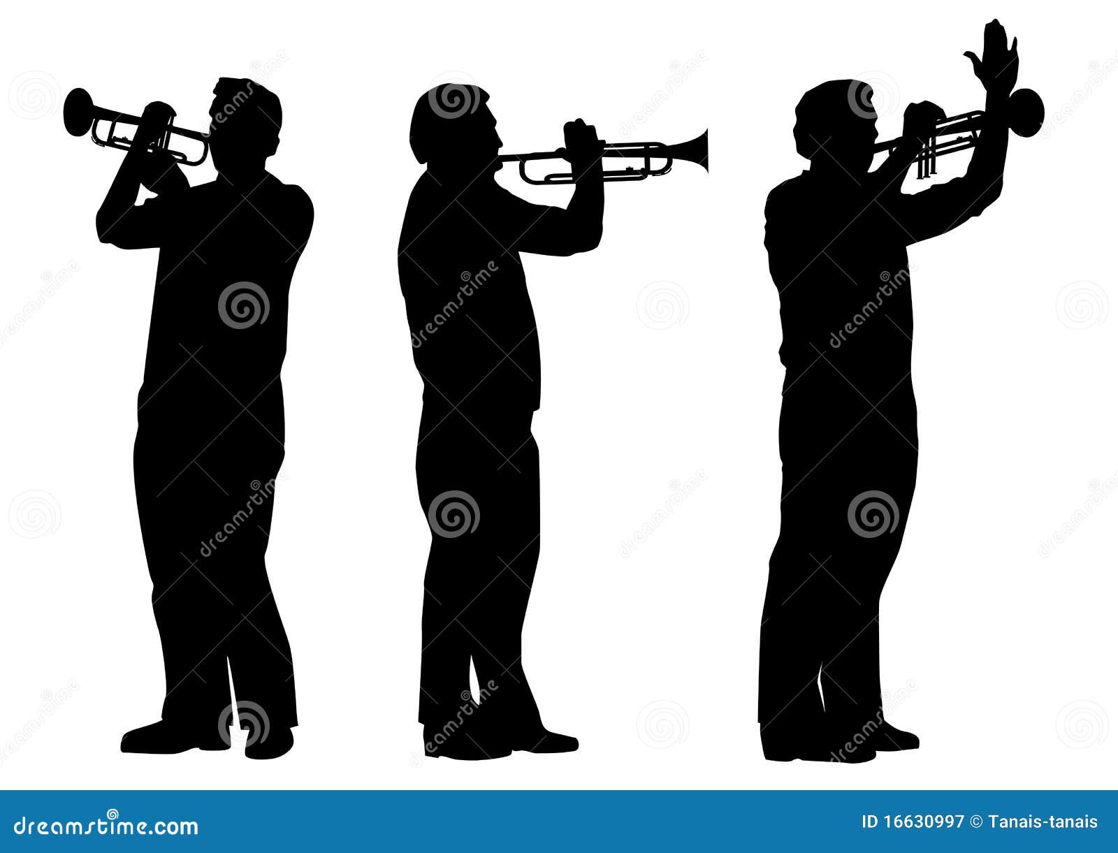 Trumpeter Silhouette Vector Illustration 59949968