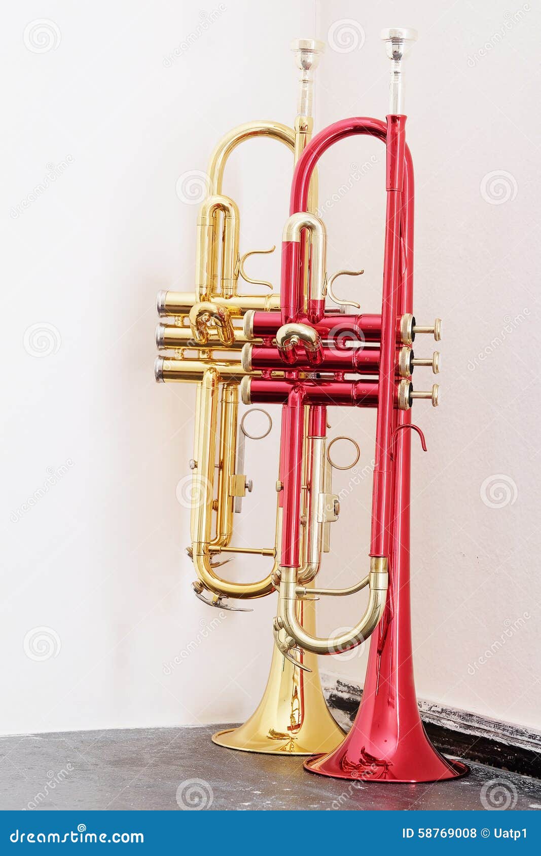 Trumpets stock photo. Image of equipment, mouth, jazz 58769008