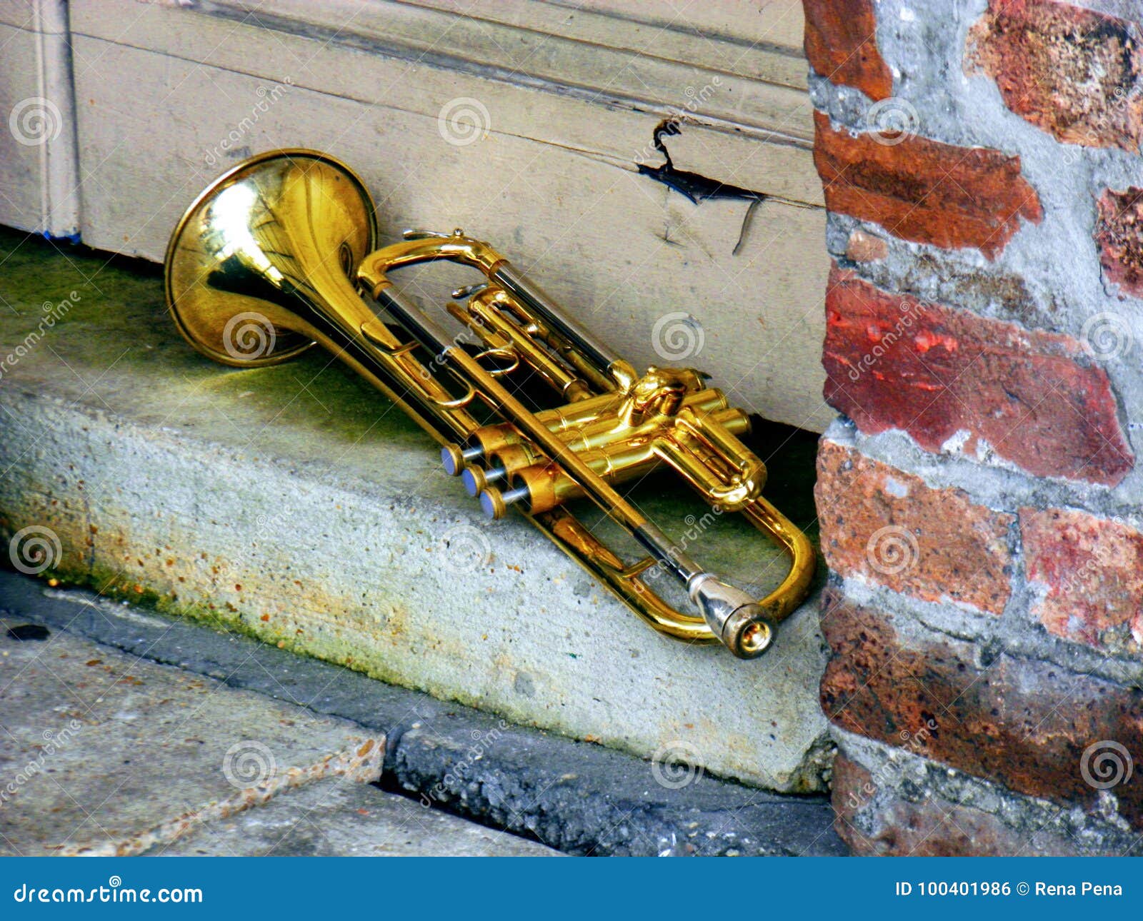 Trumpets stock photo. Image of break, trumpets, time 100401986
