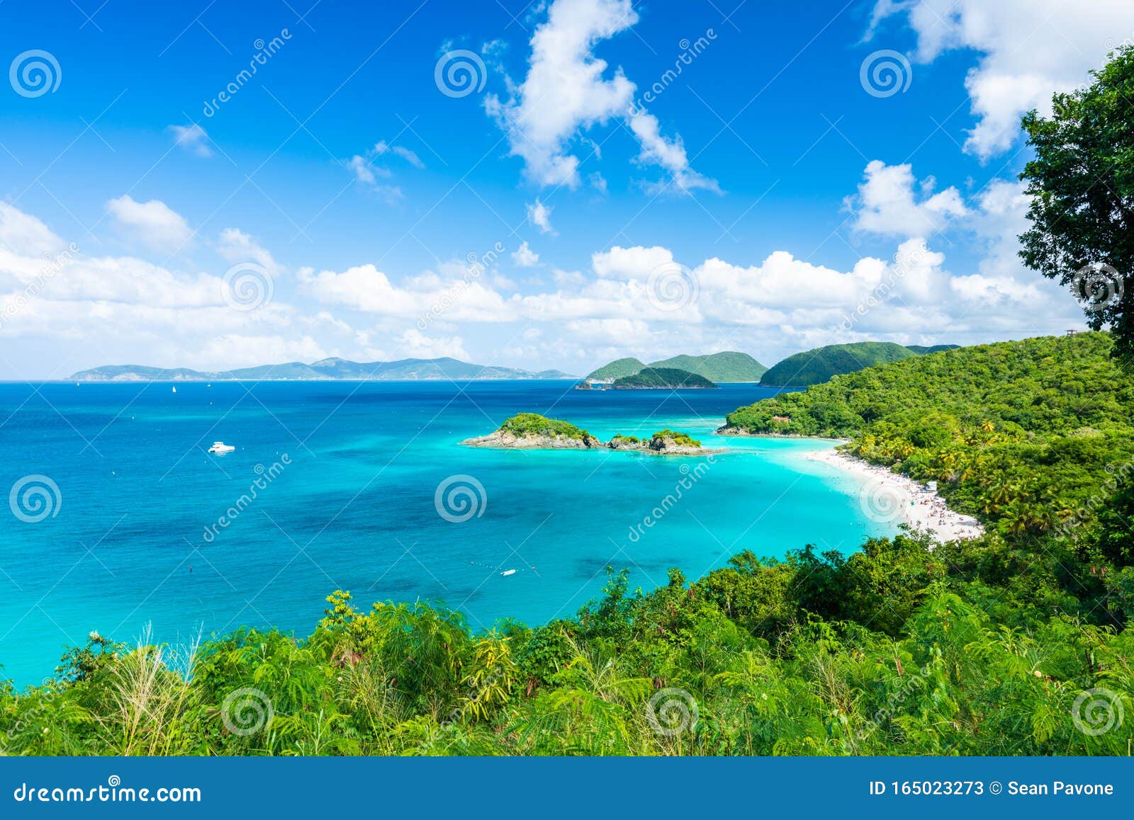 Trunk Bay, St John stock image. Image of landmark, summer - 165023273